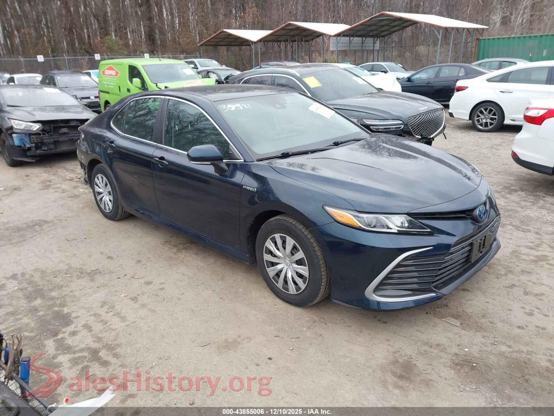 2021 TOYOTA CAMRY — VIN 4T1C31AK8MU551328