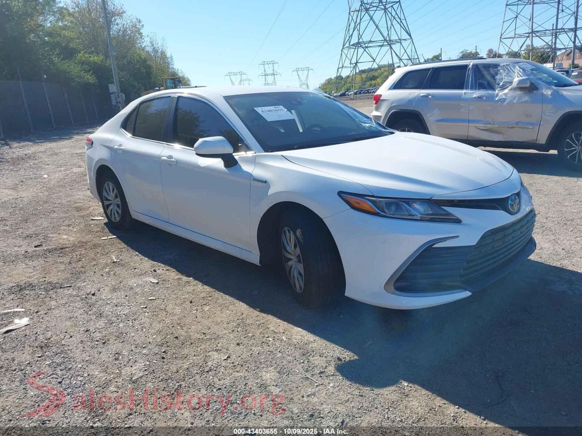 2021 TOYOTA CAMRY — VIN 4T1C31AK9MU553539