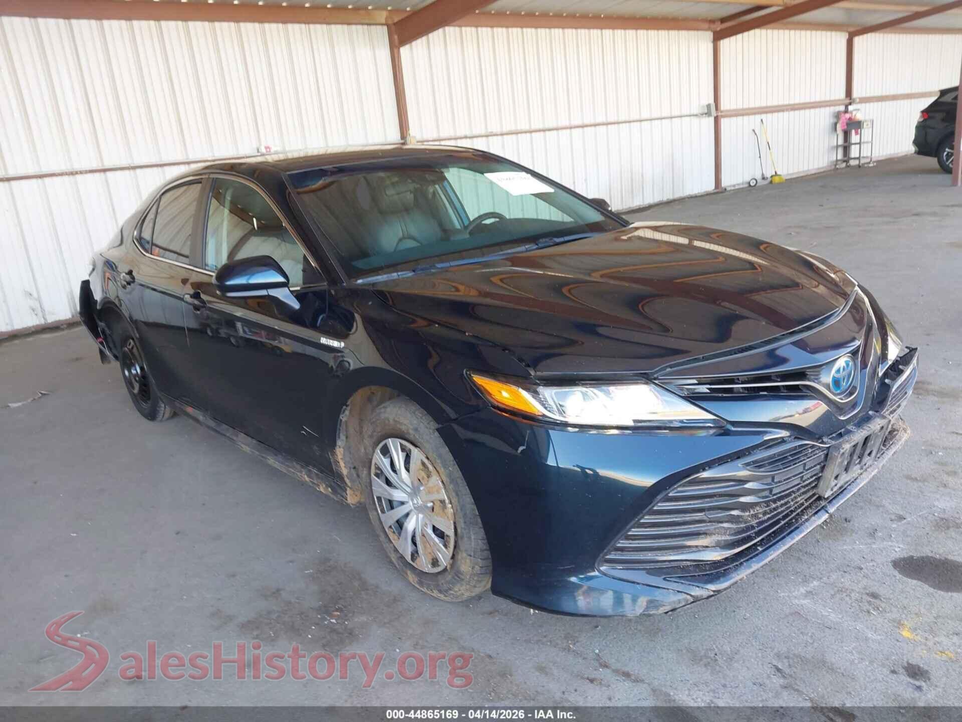 2020 TOYOTA CAMRY — VIN 4T1C31AKXLU011865