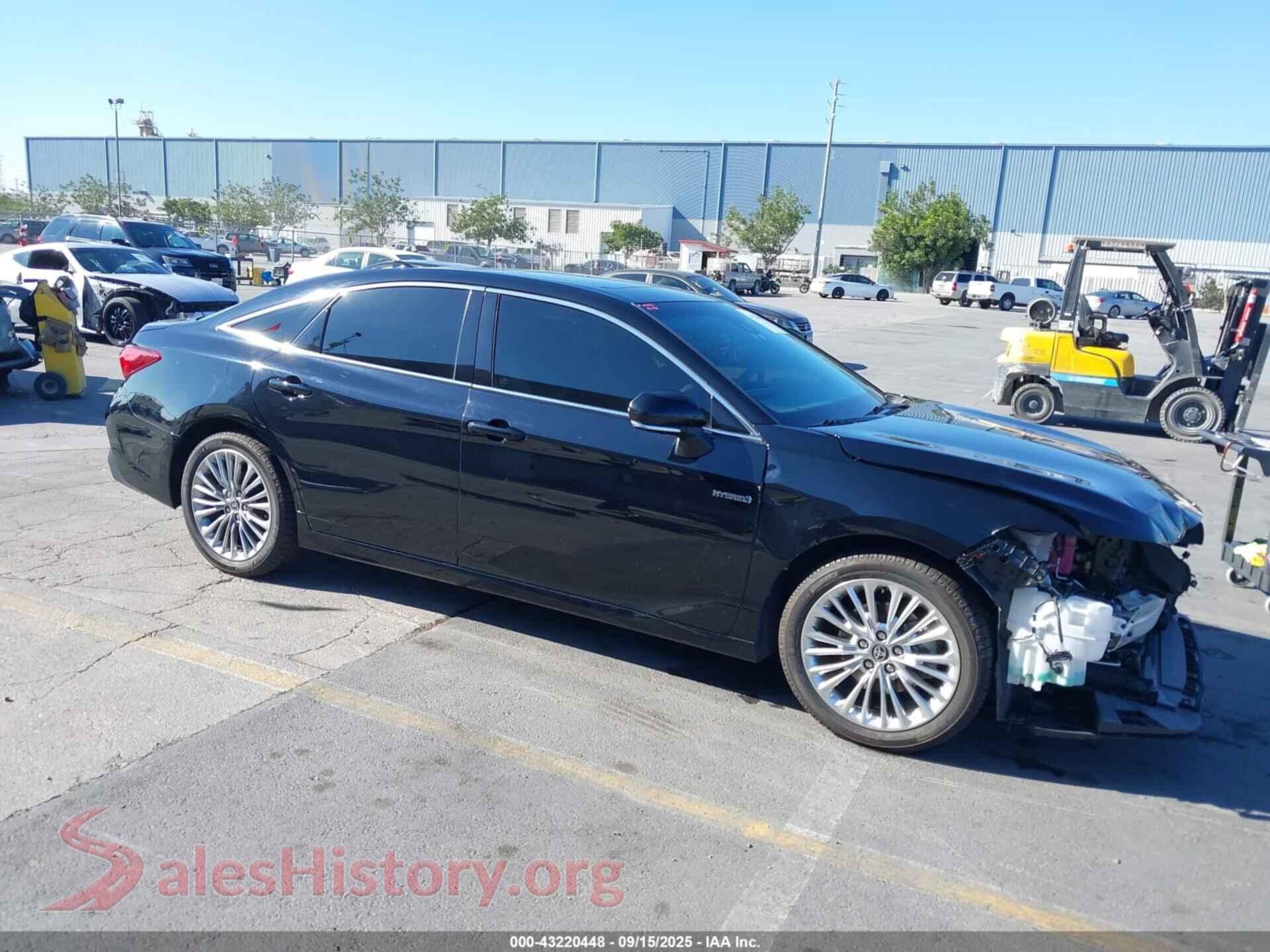 2021 TOYOTA AVALON — VIN 4T1DA1AB1MU006985
