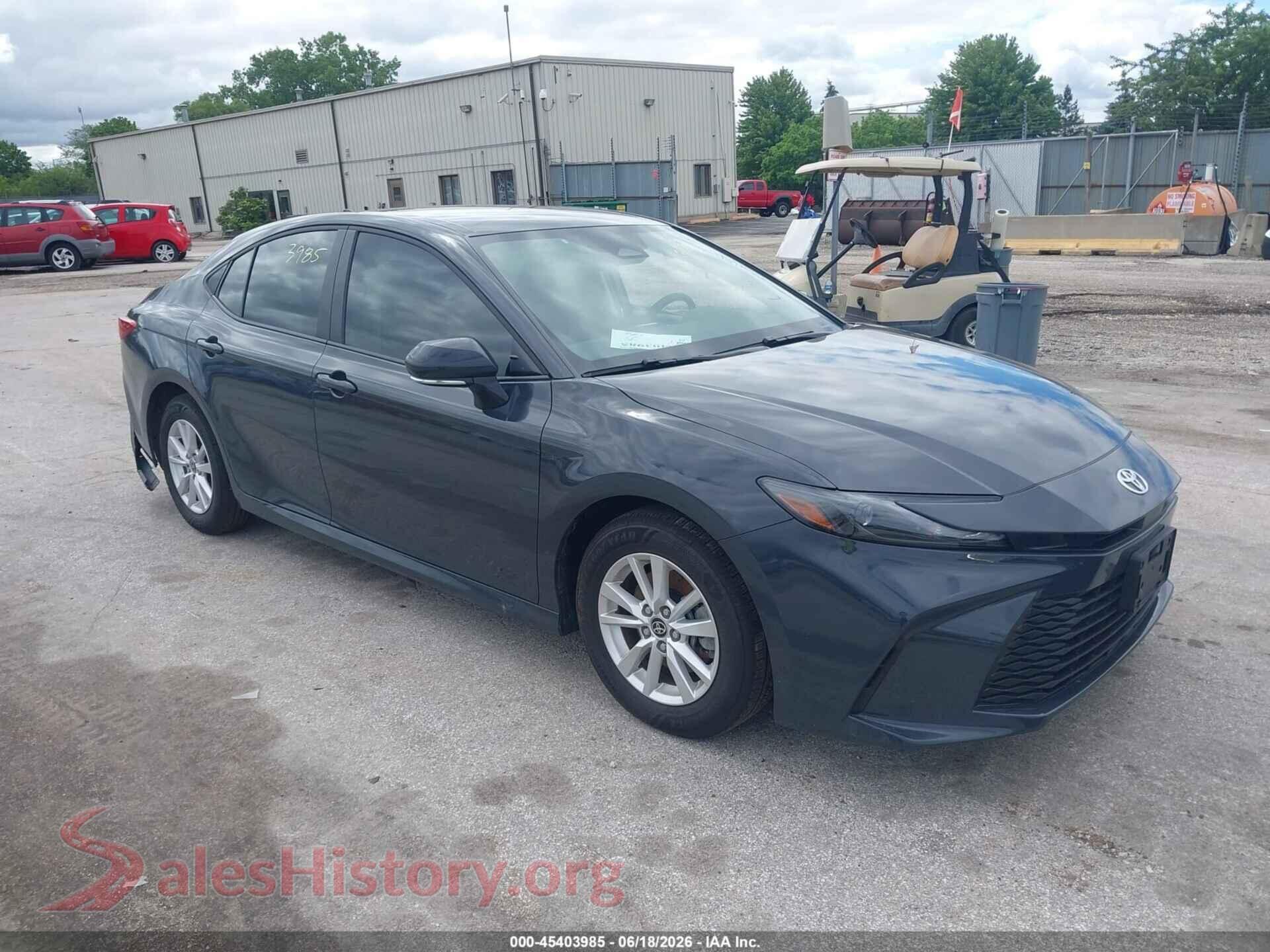 2025 TOYOTA CAMRY — VIN 4T1DAACK0SU159805