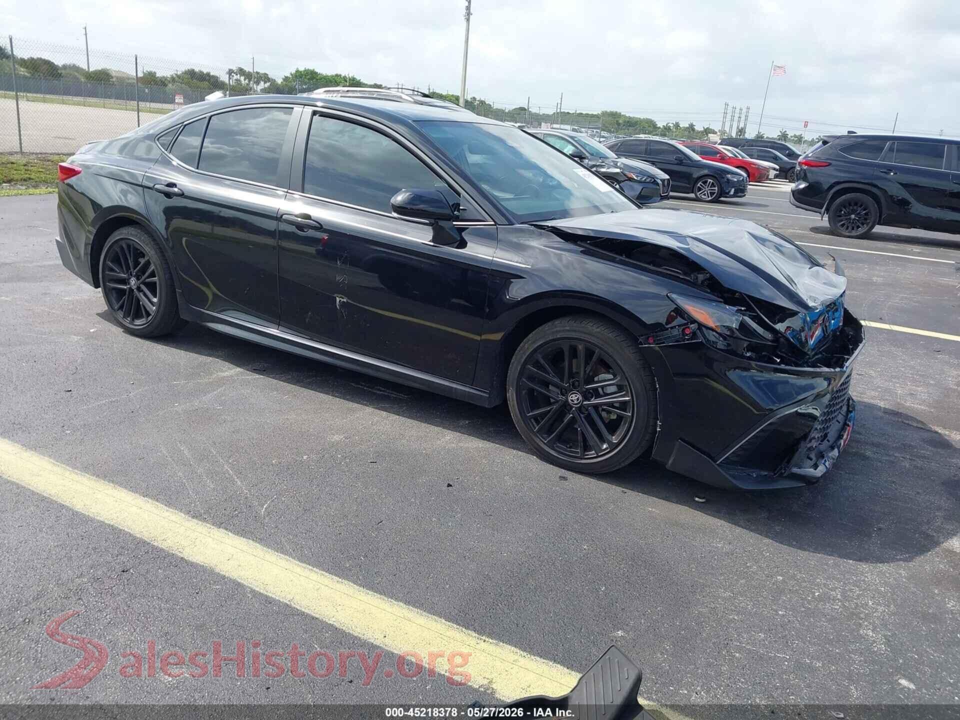2025 TOYOTA CAMRY — VIN 4T1DAACK0SU204287