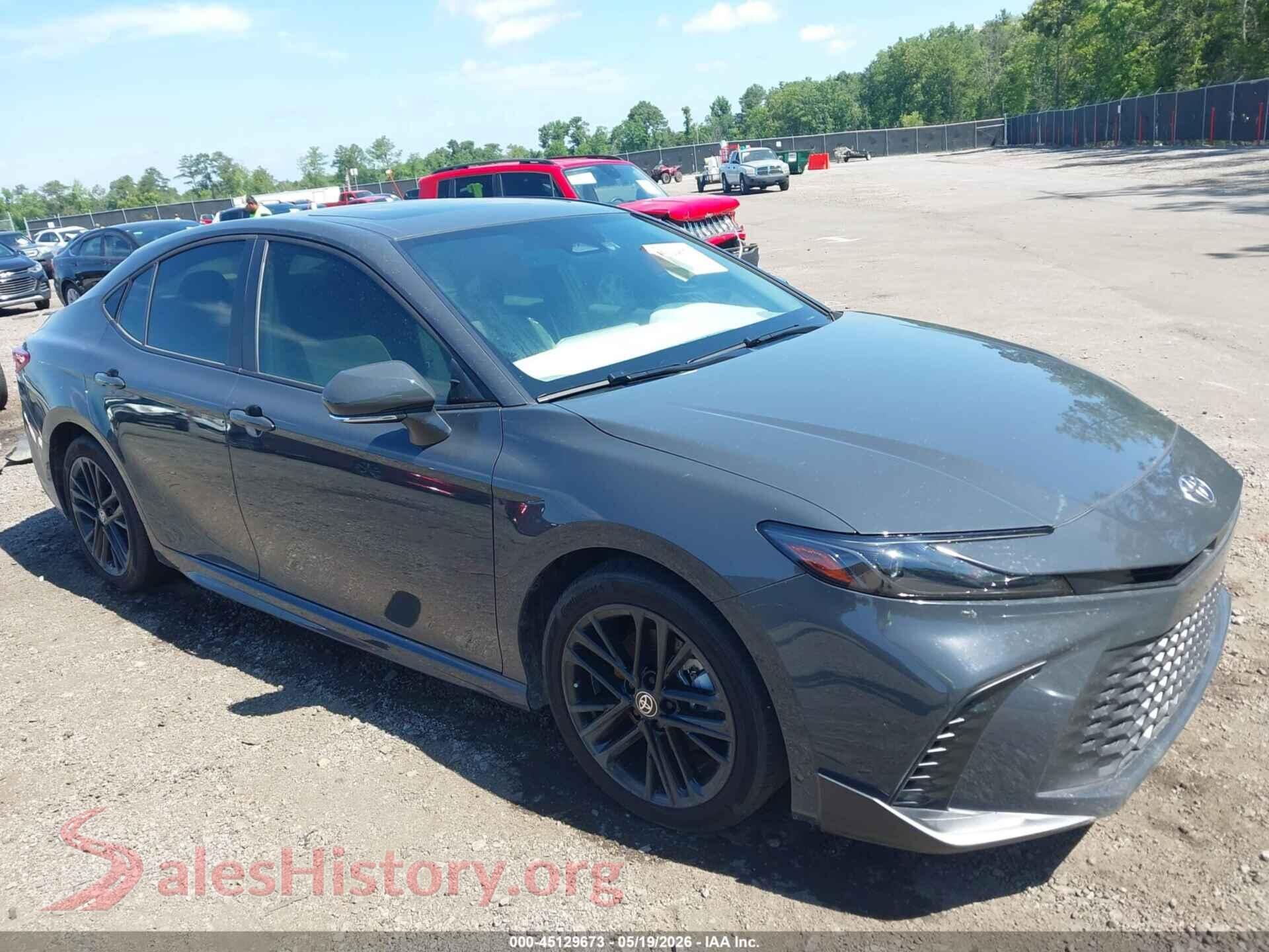 2025 TOYOTA CAMRY — VIN 4T1DAACK0SU595876