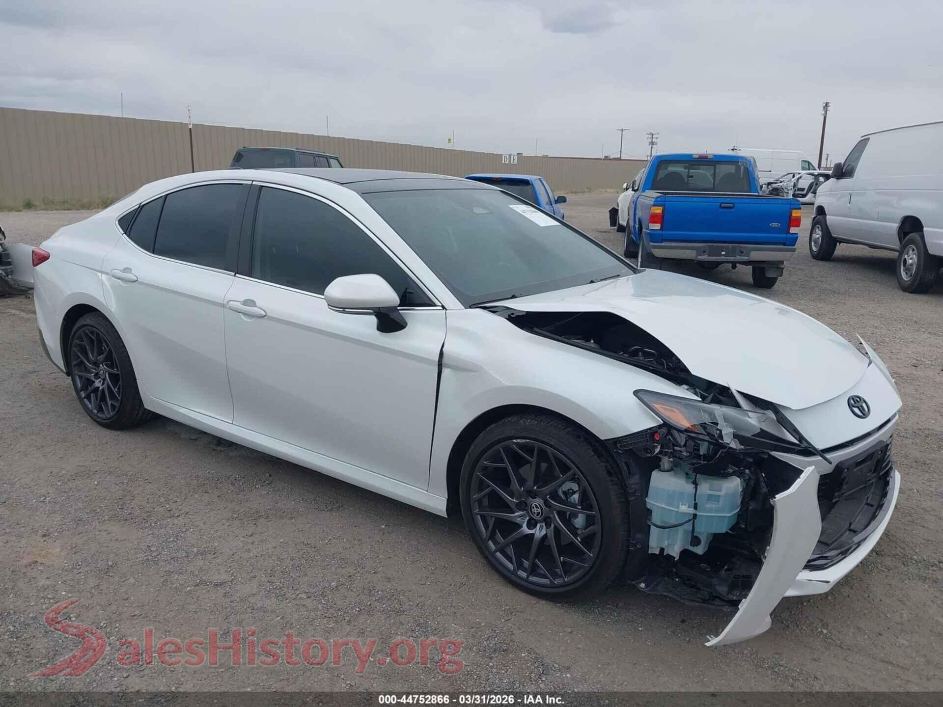 2025 TOYOTA CAMRY — VIN 4T1DAACK1SU066646