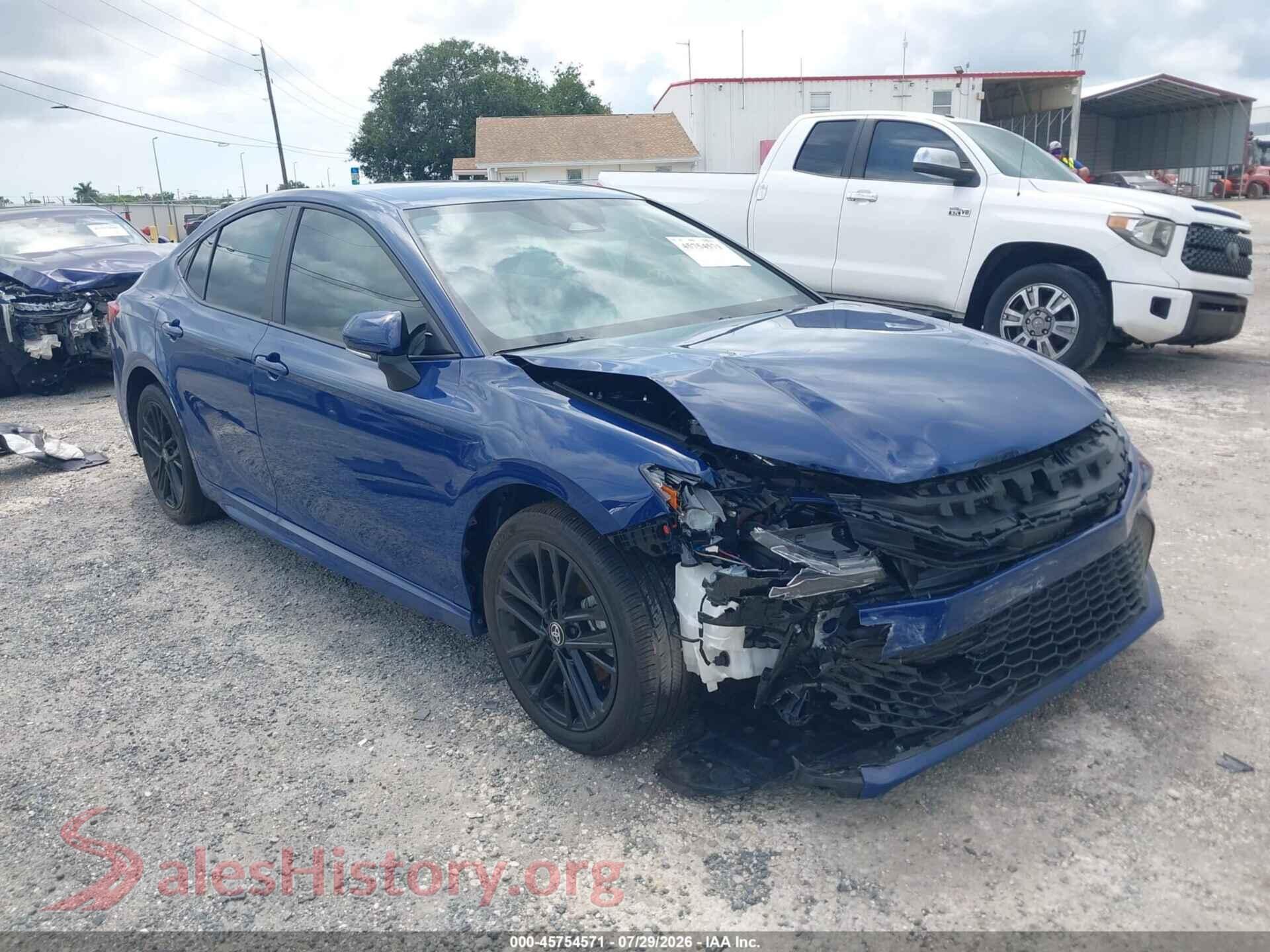 2025 TOYOTA CAMRY — VIN 4T1DAACK1SU133620