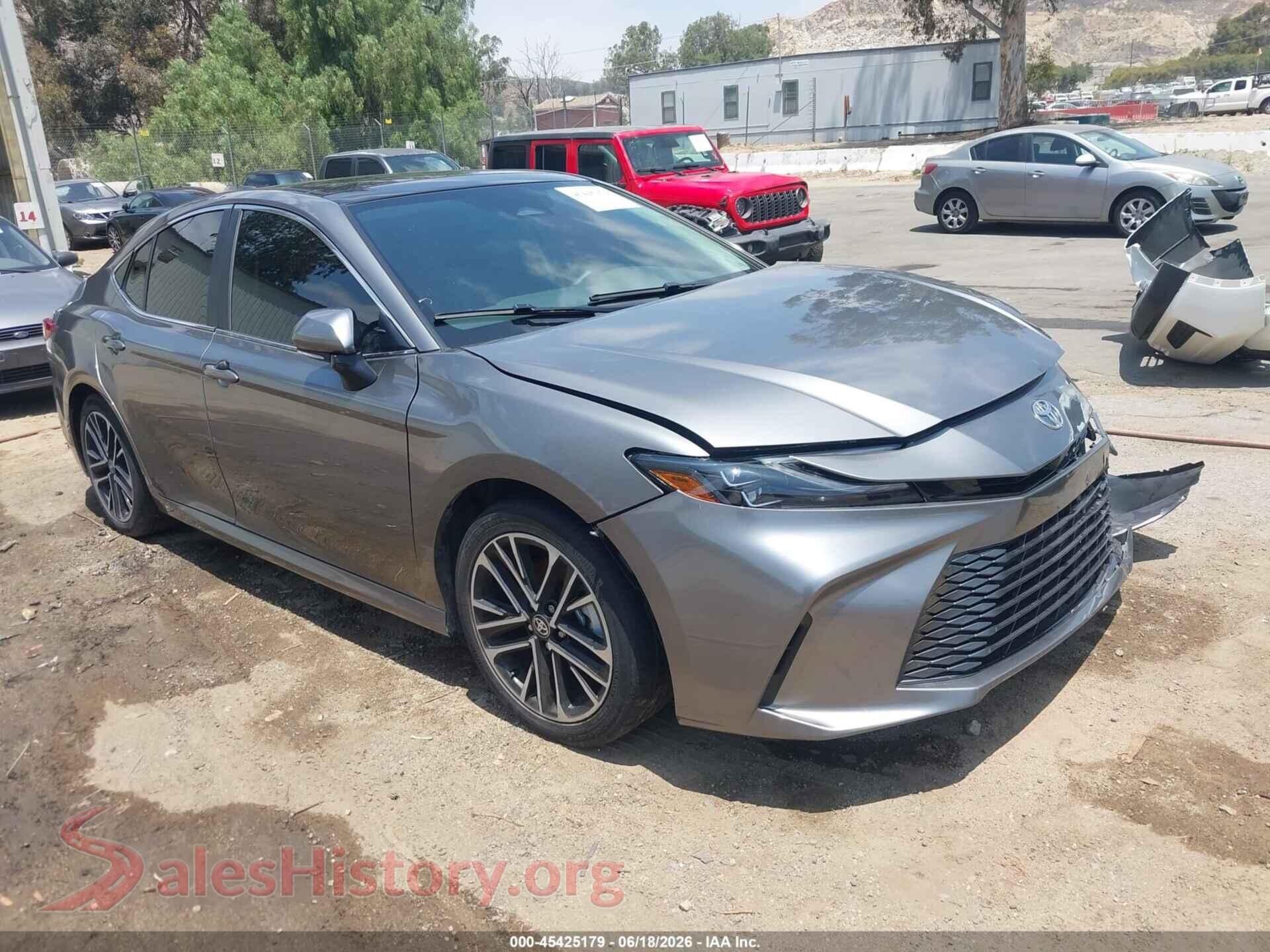 2025 TOYOTA CAMRY — VIN 4T1DAACK1SU517123