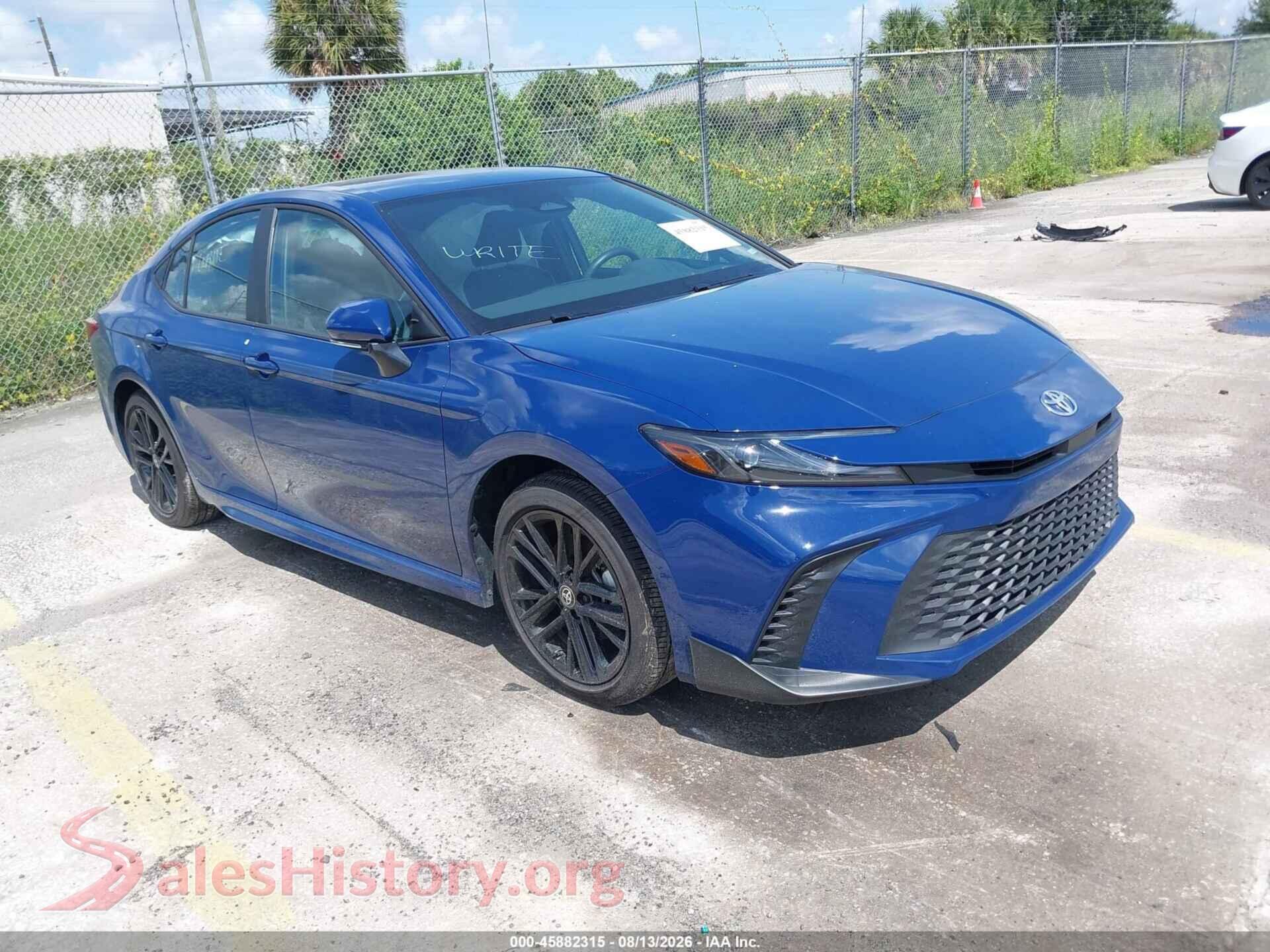 2026 TOYOTA CAMRY — VIN 4T1DAACK1TU269036