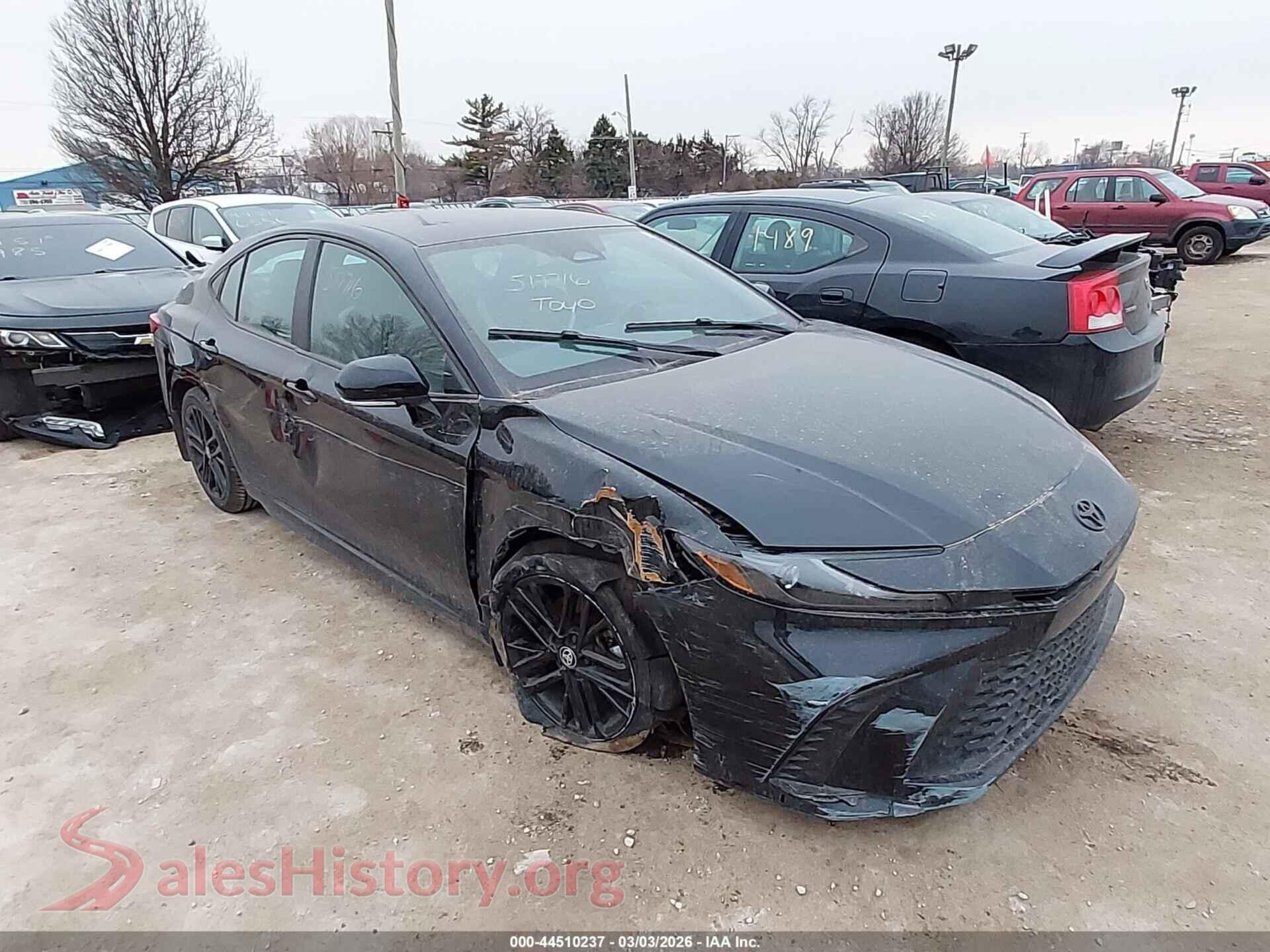 2025 TOYOTA CAMRY — VIN 4T1DAACK2SU031436