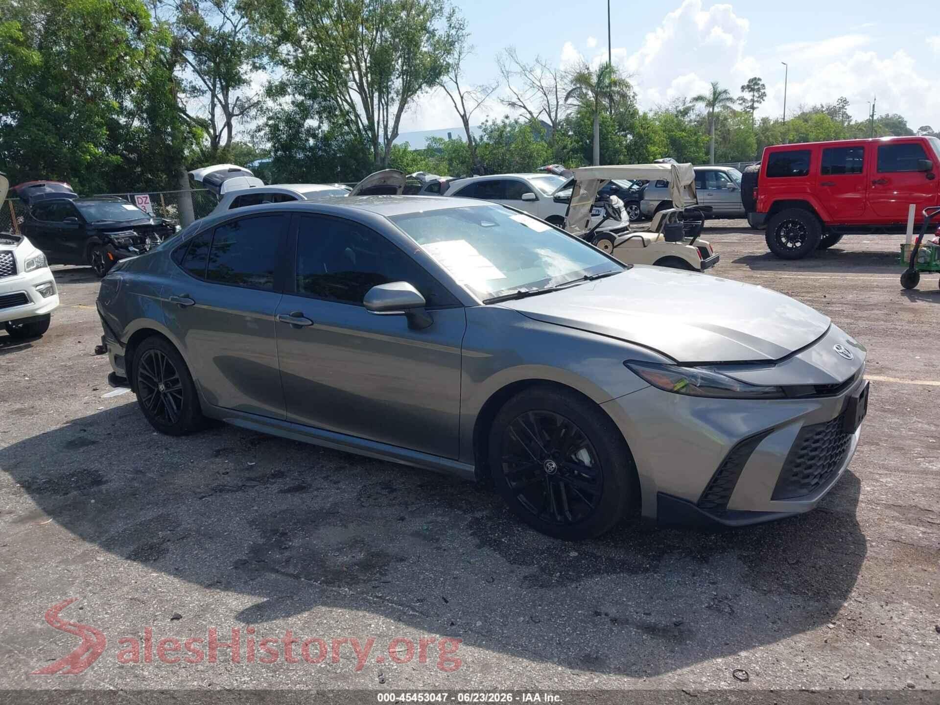 2025 TOYOTA CAMRY — VIN 4T1DAACK3SU635402