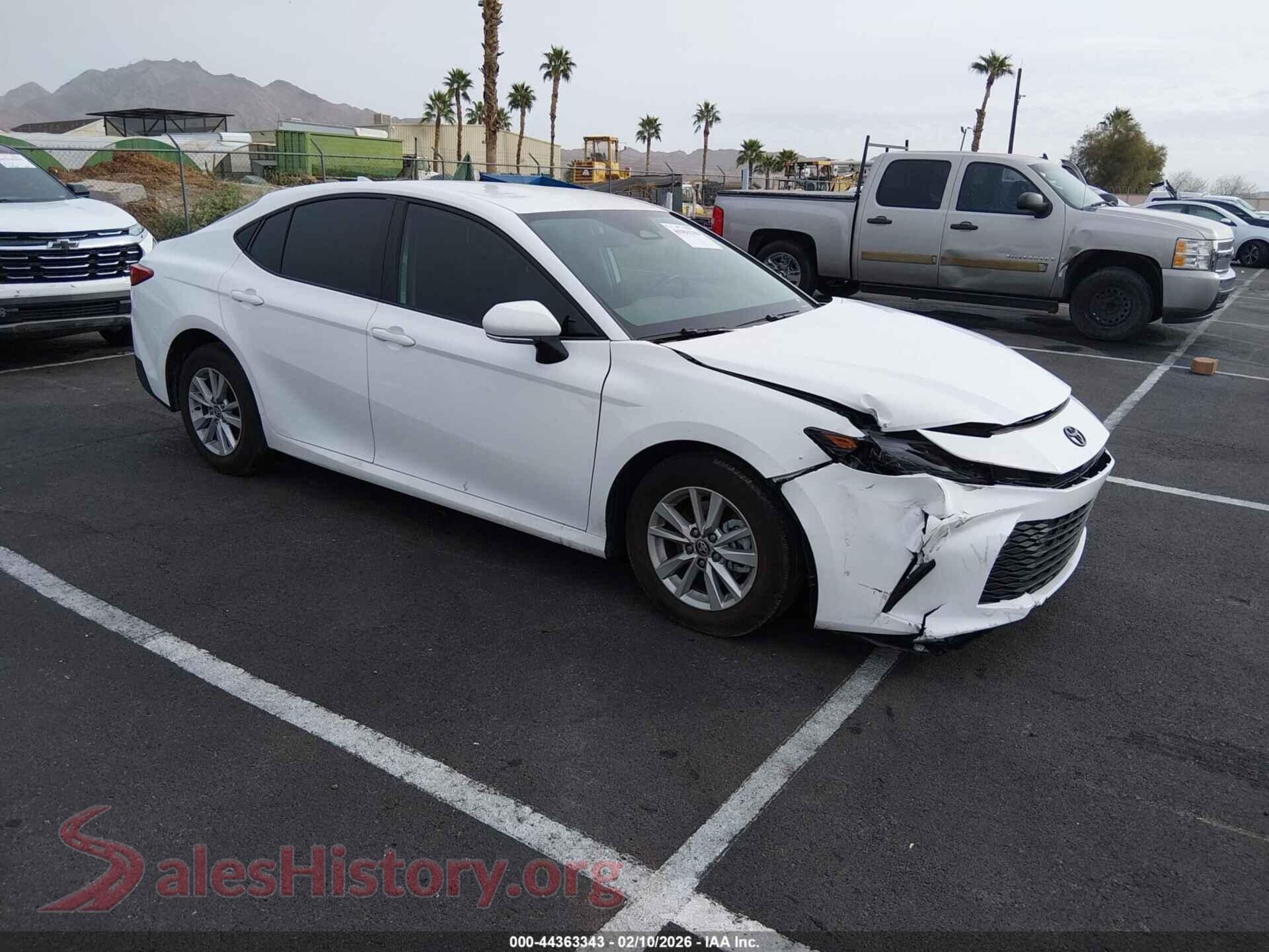 2025 TOYOTA CAMRY — VIN 4T1DAACK3SU637358