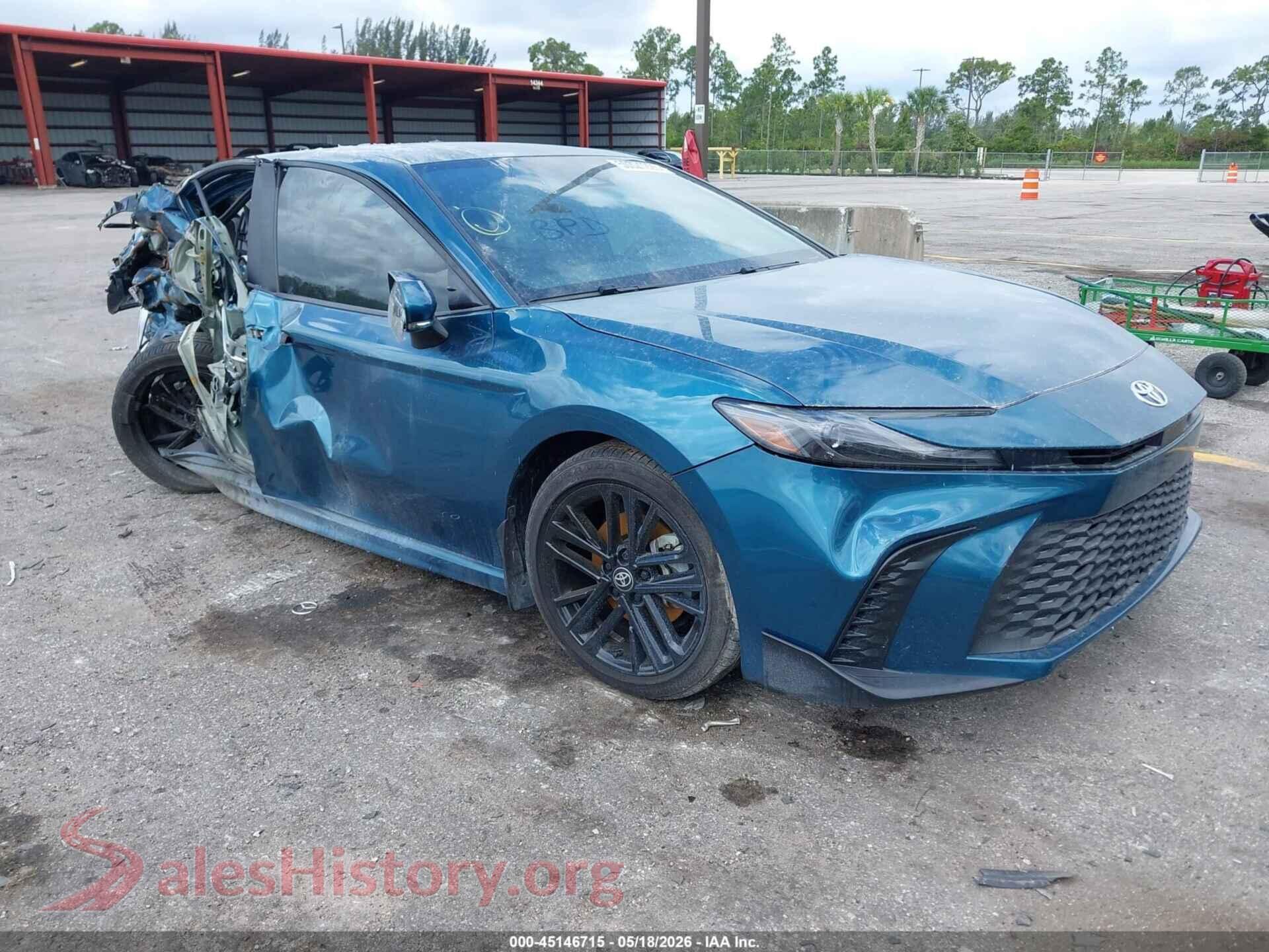 2025 TOYOTA CAMRY — VIN 4T1DAACK6SU167391