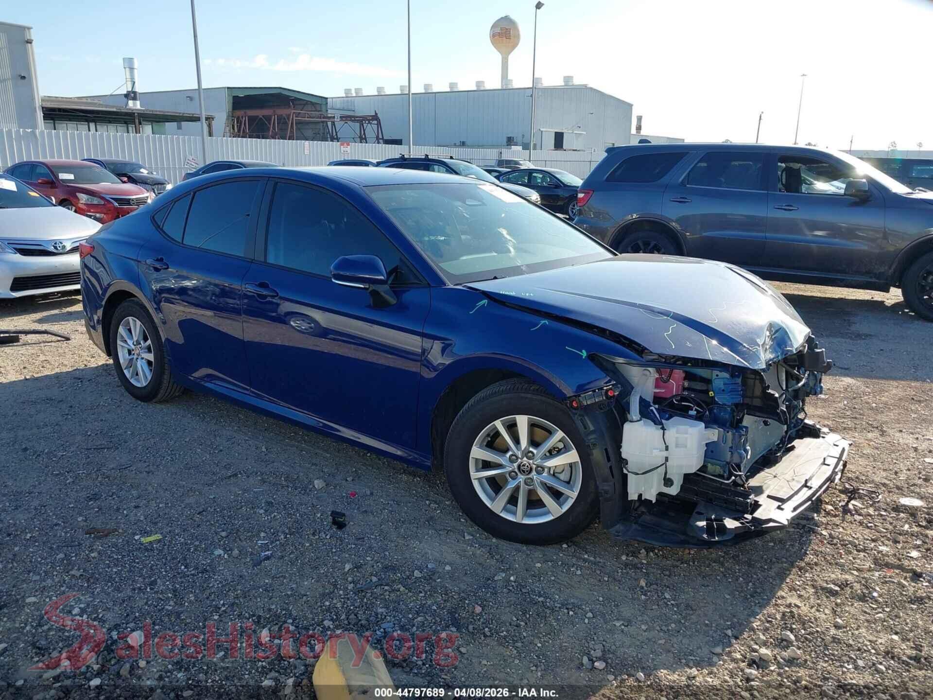 2025 TOYOTA CAMRY — VIN 4T1DAACK6SU201832