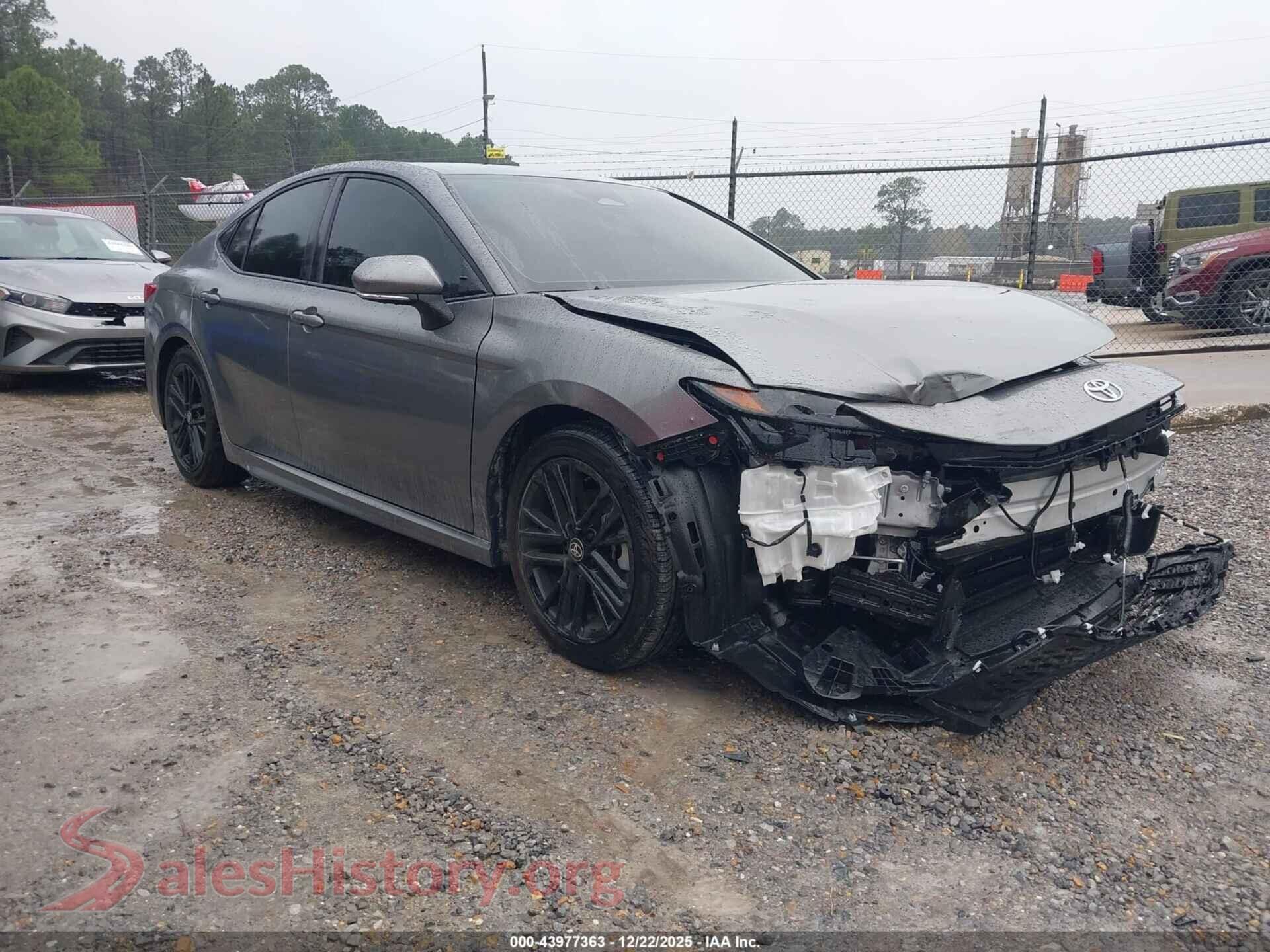 2025 TOYOTA CAMRY — VIN 4T1DAACK7SU635676