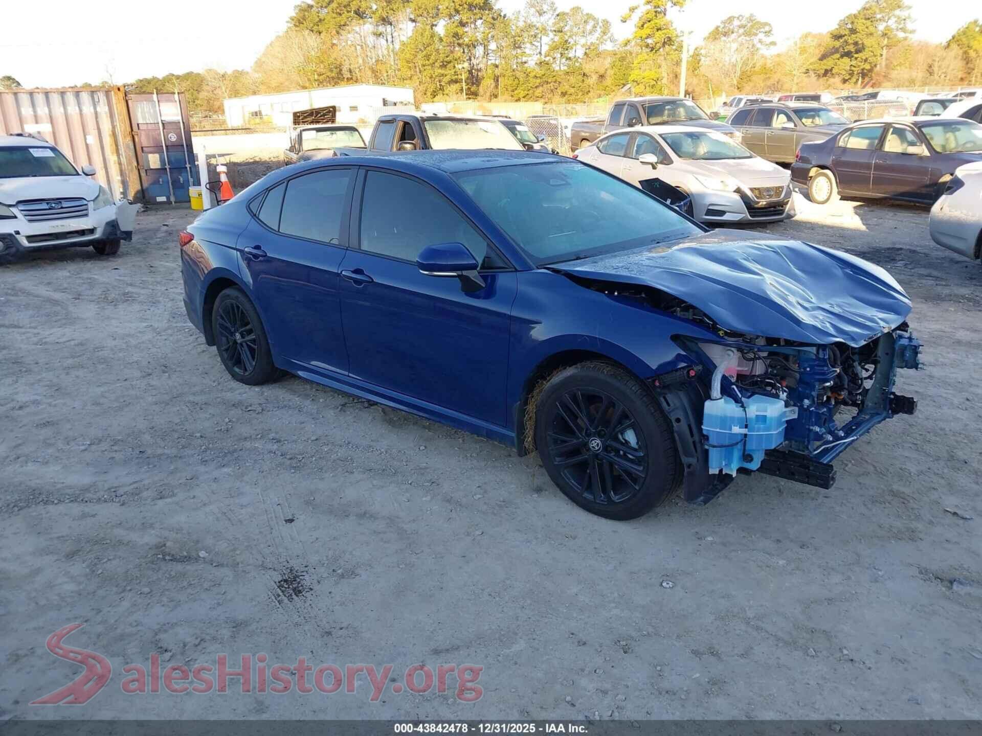 2025 TOYOTA CAMRY — VIN 4T1DAACK8SU175007