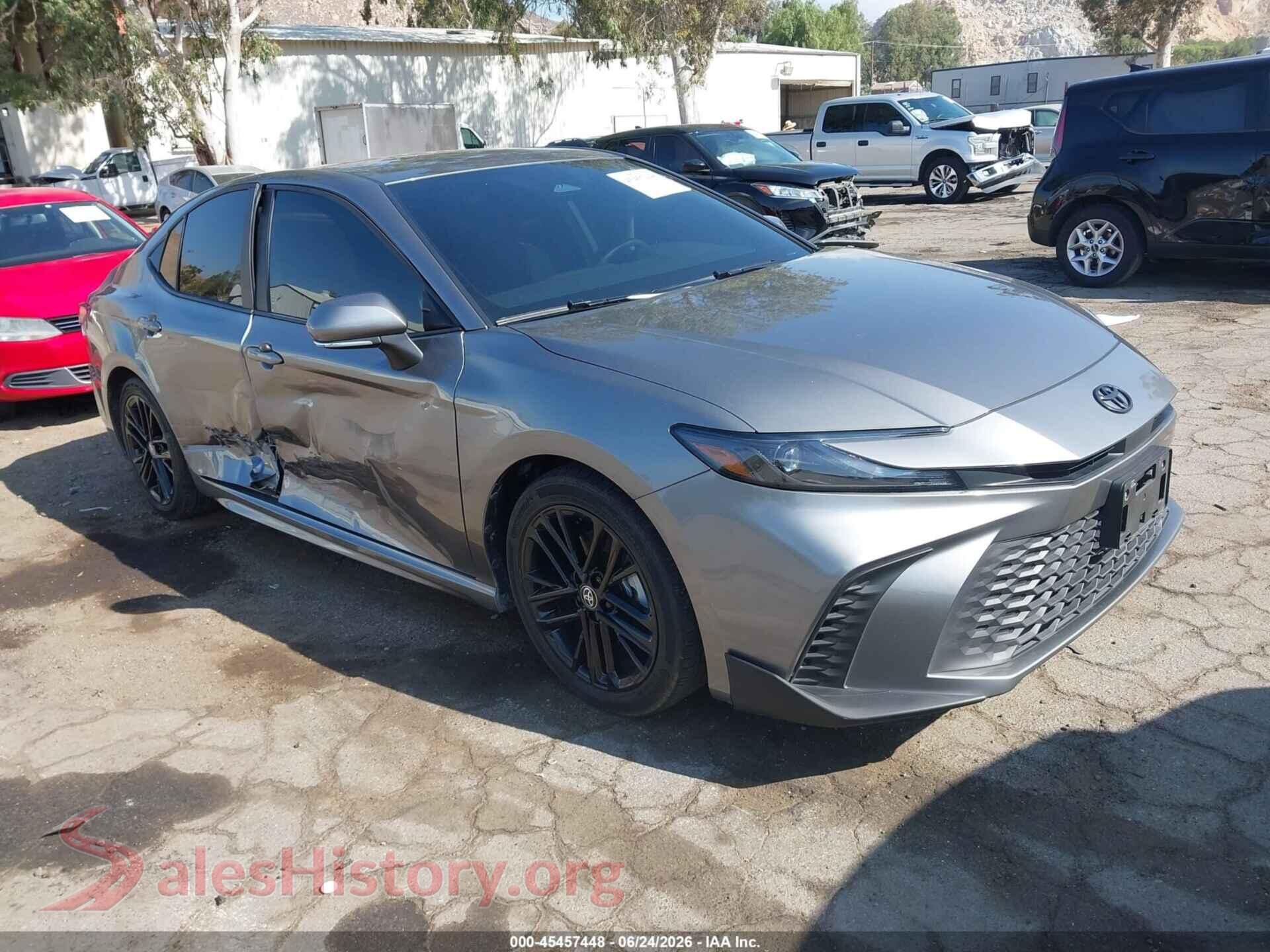 2025 TOYOTA CAMRY — VIN 4T1DAACK8SU543007