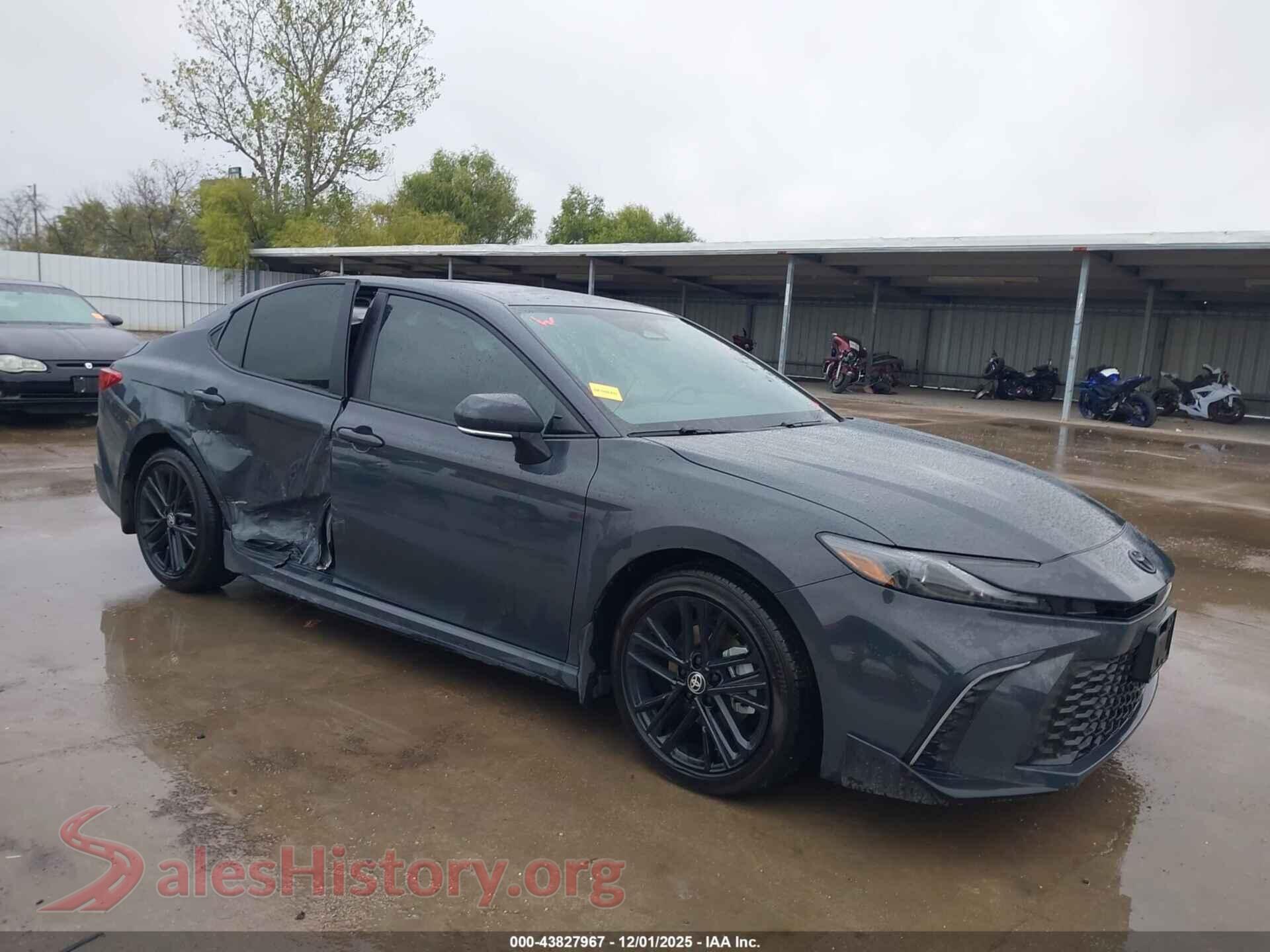 2025 TOYOTA CAMRY — VIN 4T1DAACK9SU202327