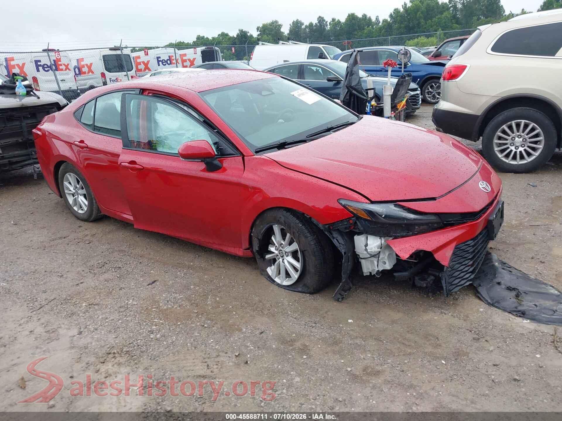 2025 TOYOTA CAMRY — VIN 4T1DAACKXSU015937