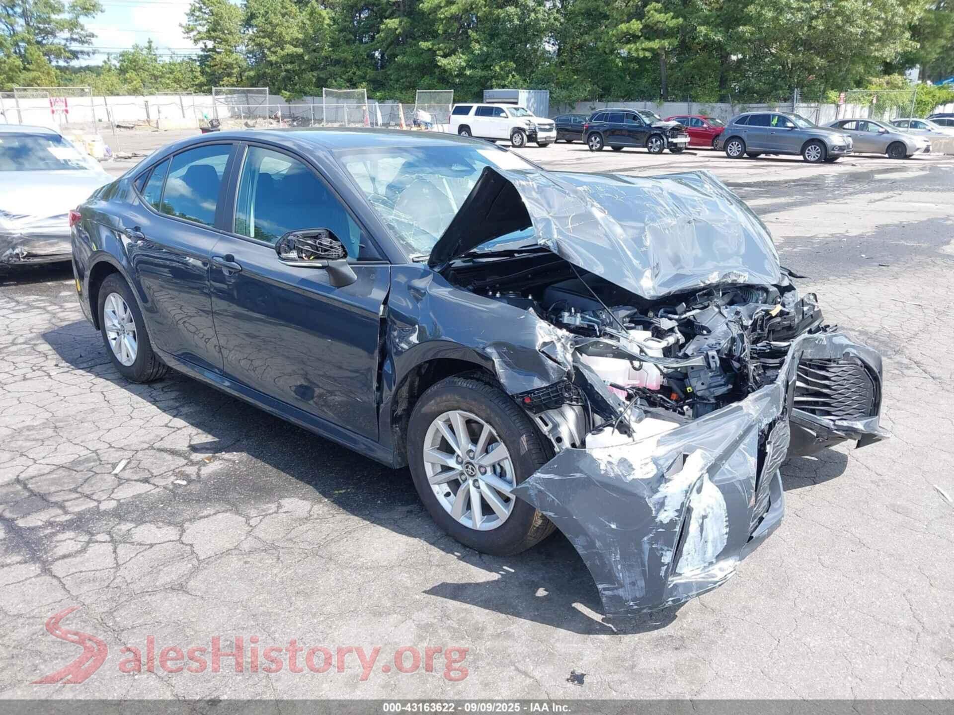 2025 TOYOTA CAMRY — VIN 4T1DBADK2SU522942