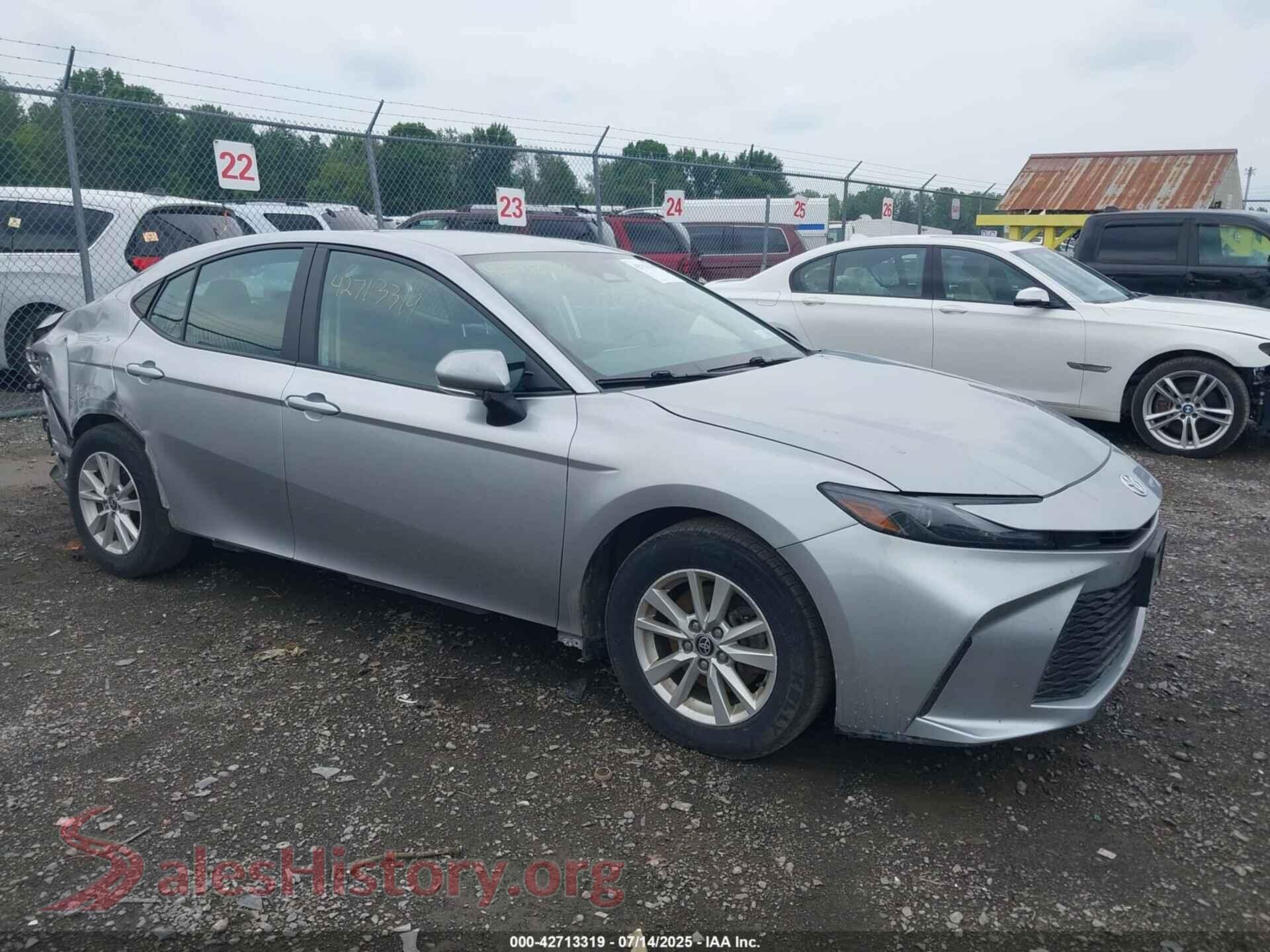 2025 TOYOTA CAMRY — VIN 4T1DBADK3SU507852