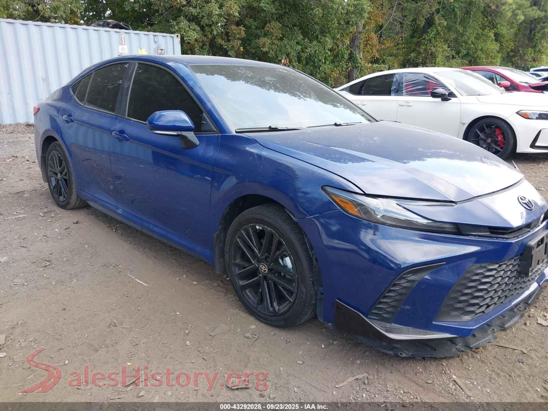 2025 TOYOTA CAMRY — VIN 4T1DBADK7SU014790