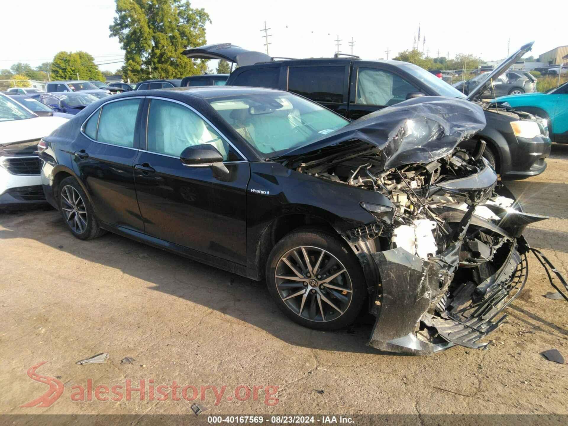 2021 TOYOTA CAMRY — VIN 4T1F31AK2MU555355