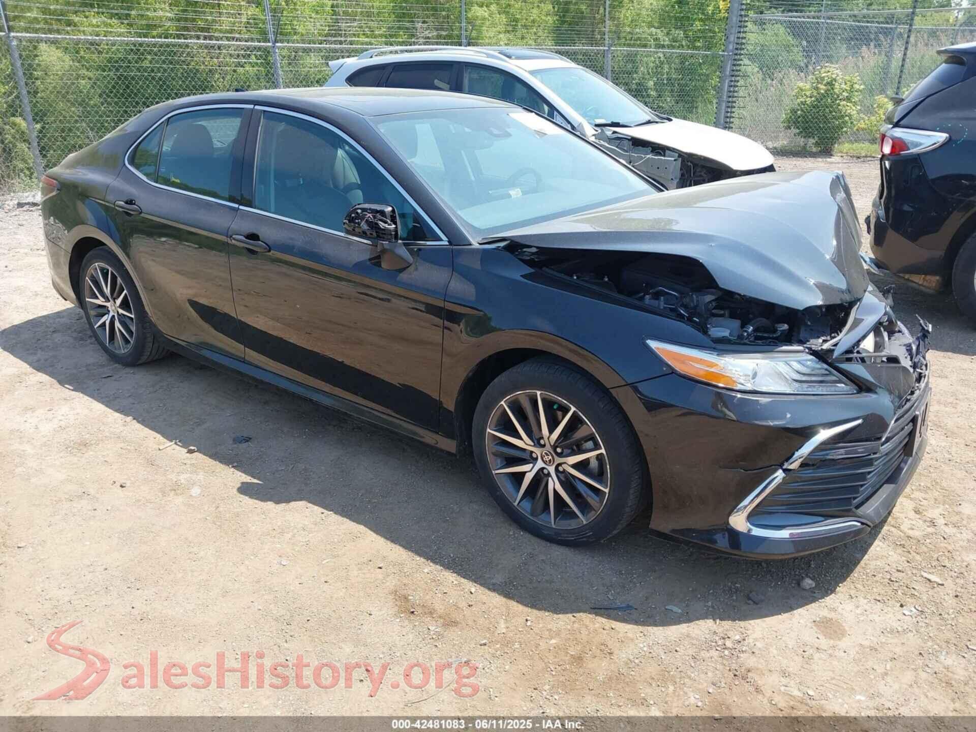 2022 TOYOTA CAMRY — VIN 4T1F31AK5NU585743