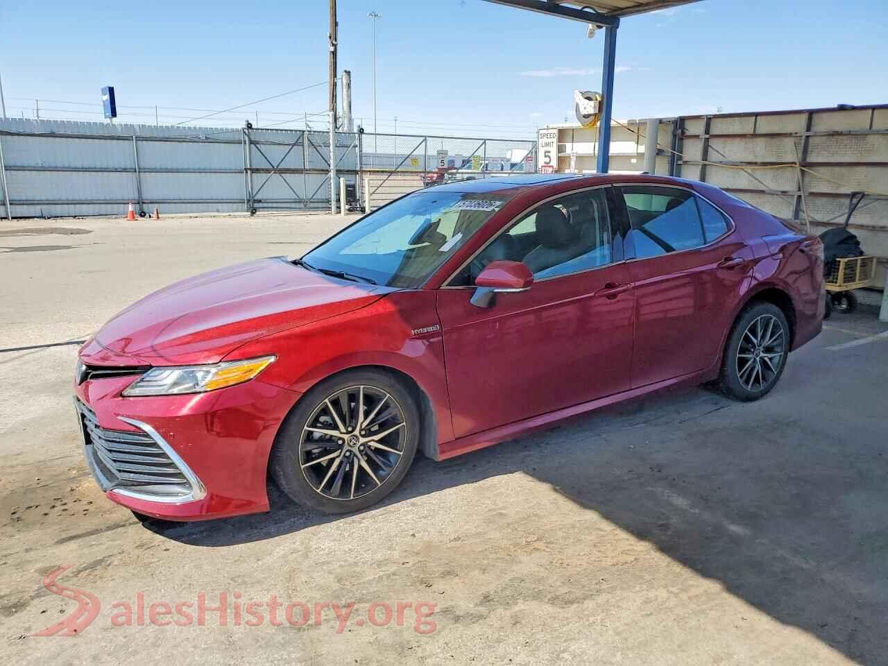2021 TOYOTA CAMRY — VIN 4T1F31AK7MU556873