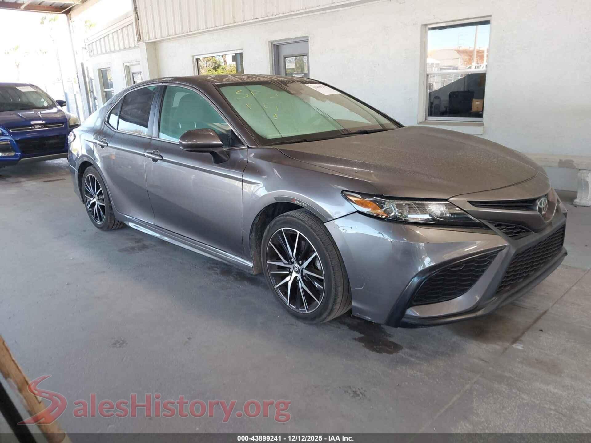 2021 TOYOTA CAMRY — VIN 4T1G11AK2MU408043