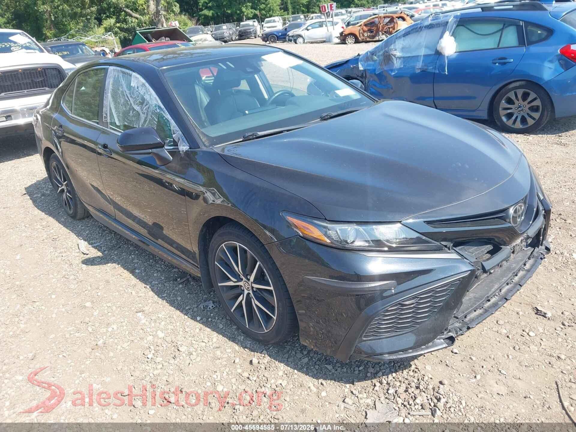 2021 TOYOTA CAMRY — VIN 4T1G11AK3MU426843
