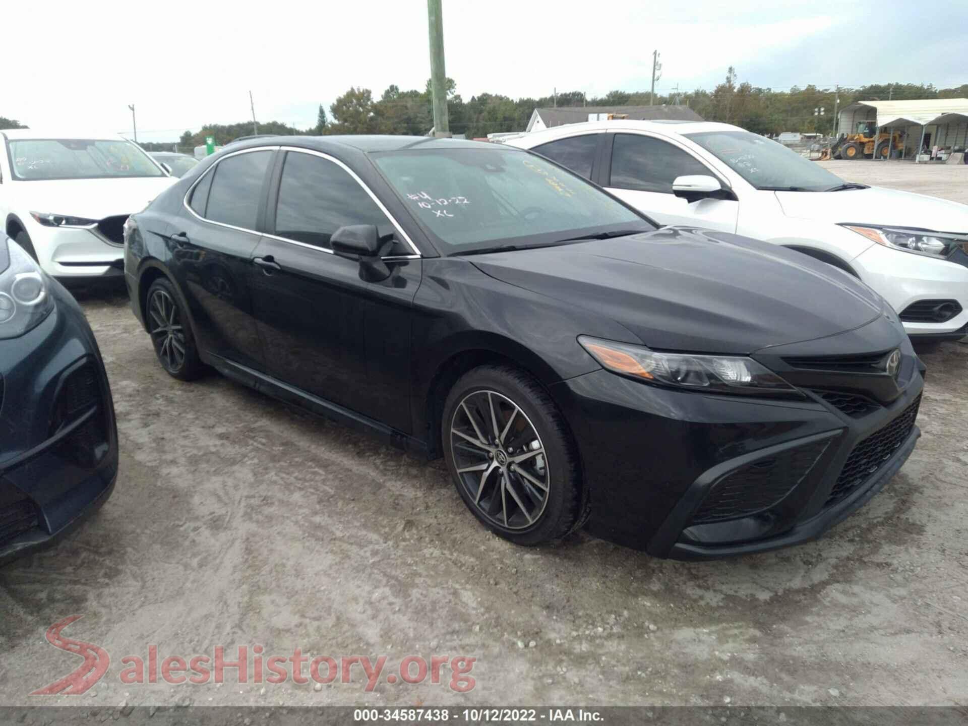 2021 TOYOTA CAMRY — VIN 4T1G11AK3MU447644