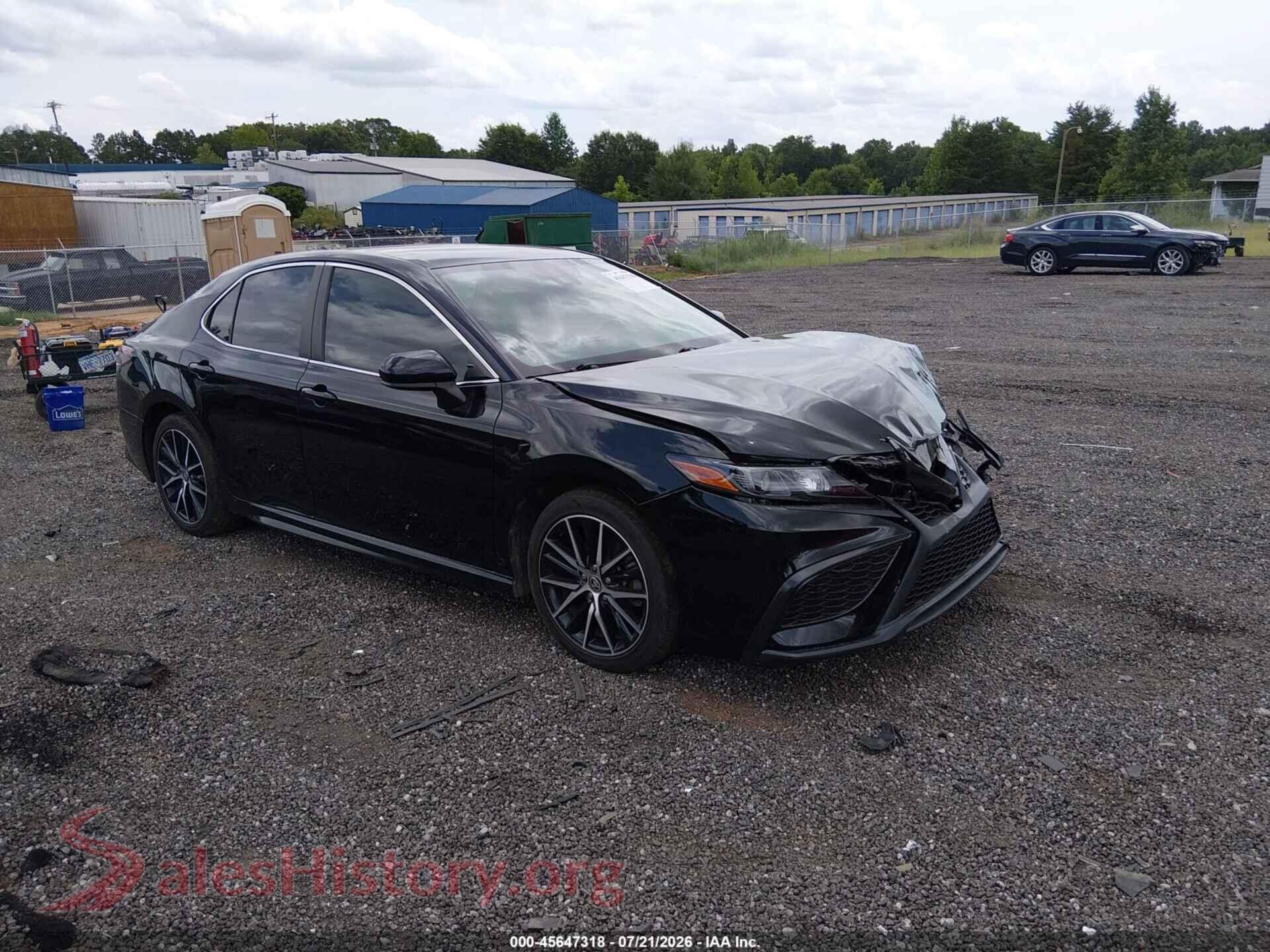 2021 TOYOTA CAMRY — VIN 4T1G11AK4MU542603