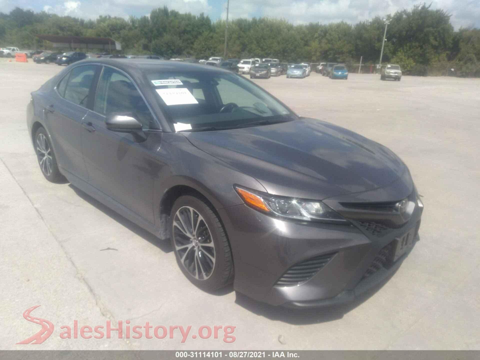 2020 TOYOTA CAMRY — VIN 4T1G11AK5LU343025
