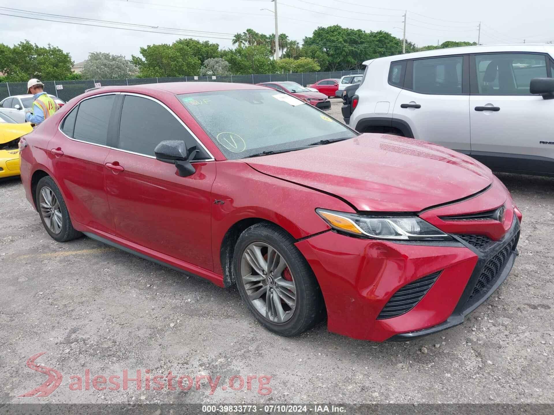 2020 TOYOTA CAMRY — VIN 4T1G11AK9LU383074