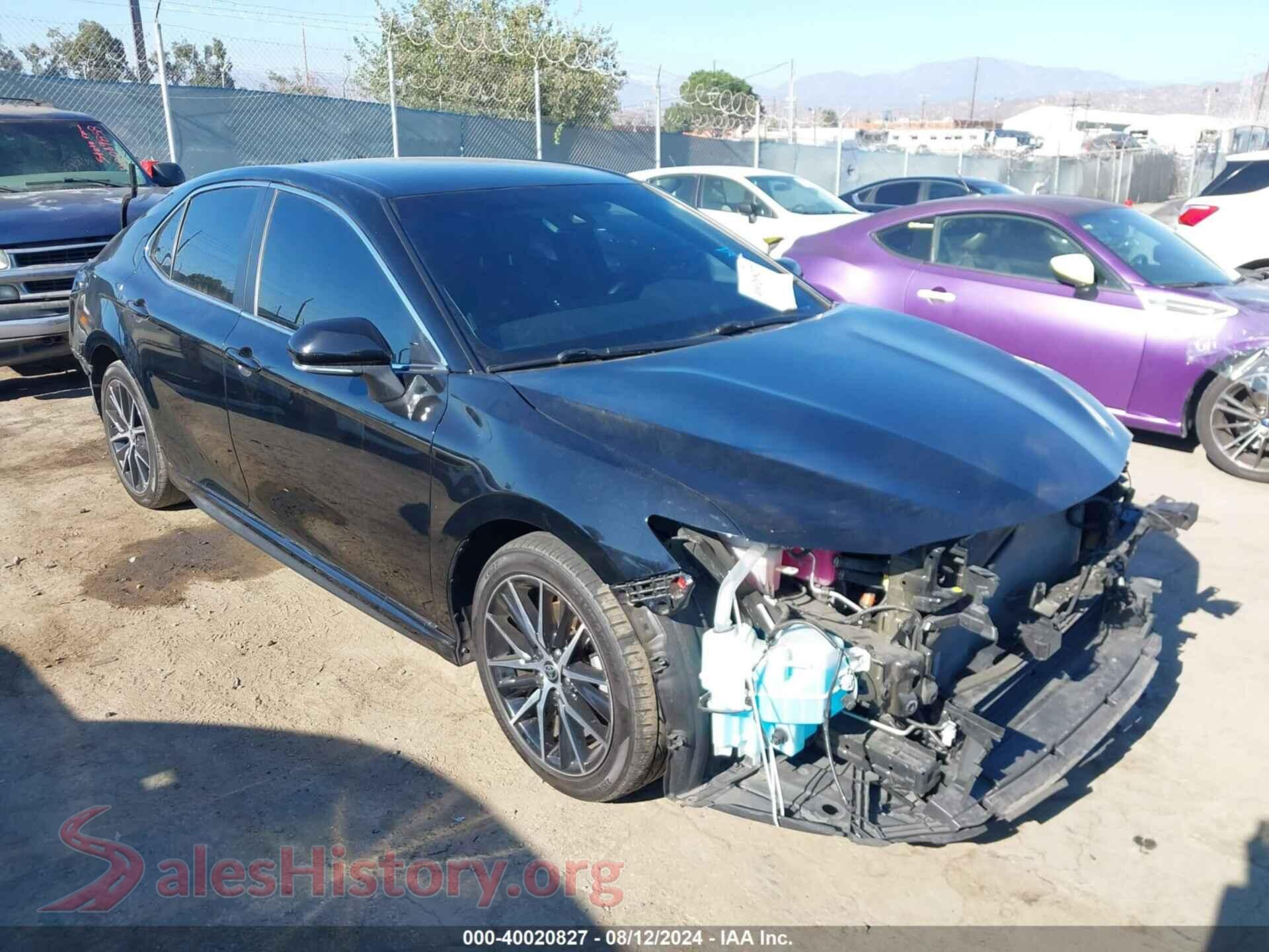 2022 TOYOTA CAMRY — VIN 4T1G31AK2NU594131