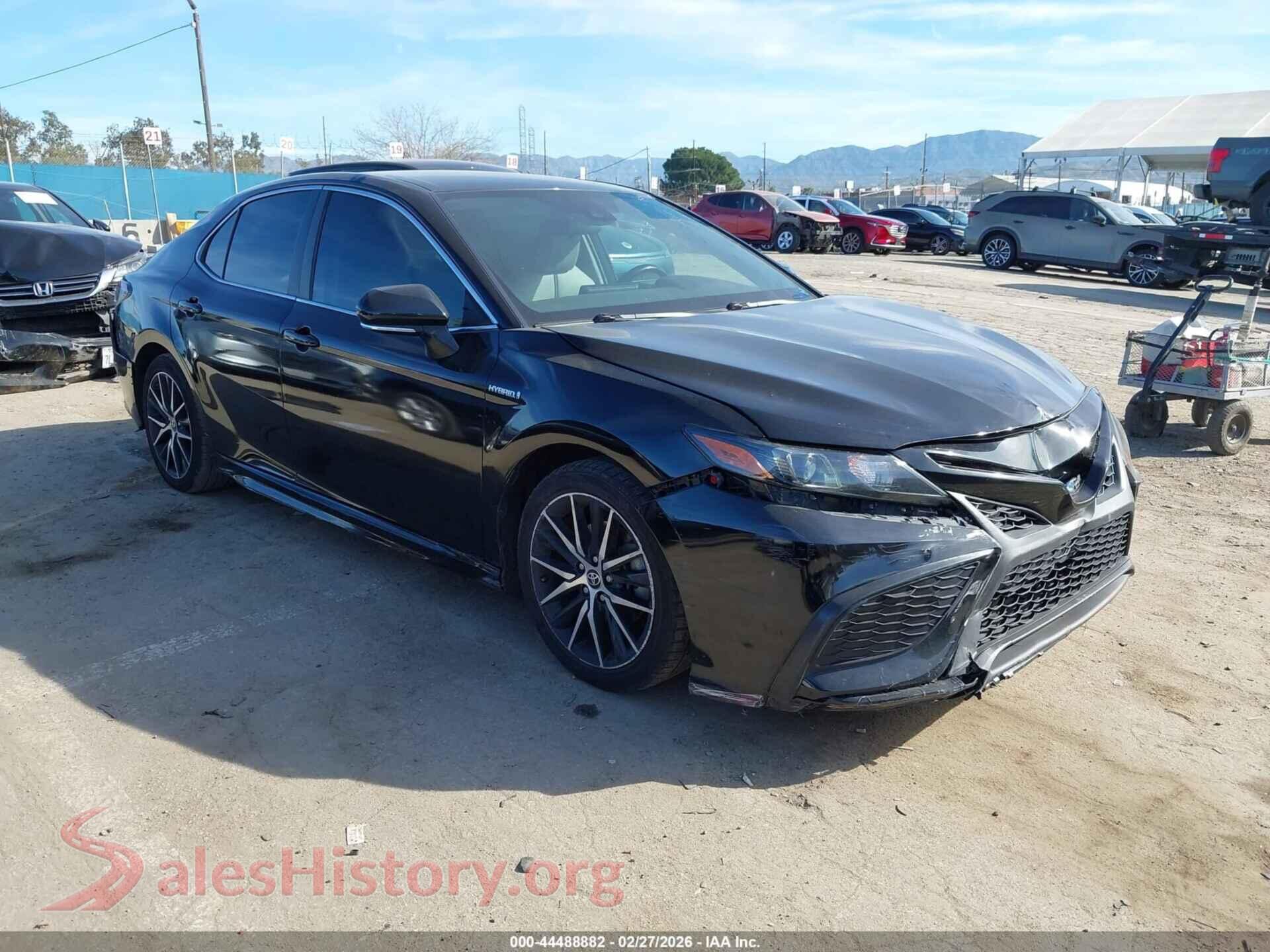 2021 TOYOTA CAMRY — VIN 4T1G31AK4MU568970