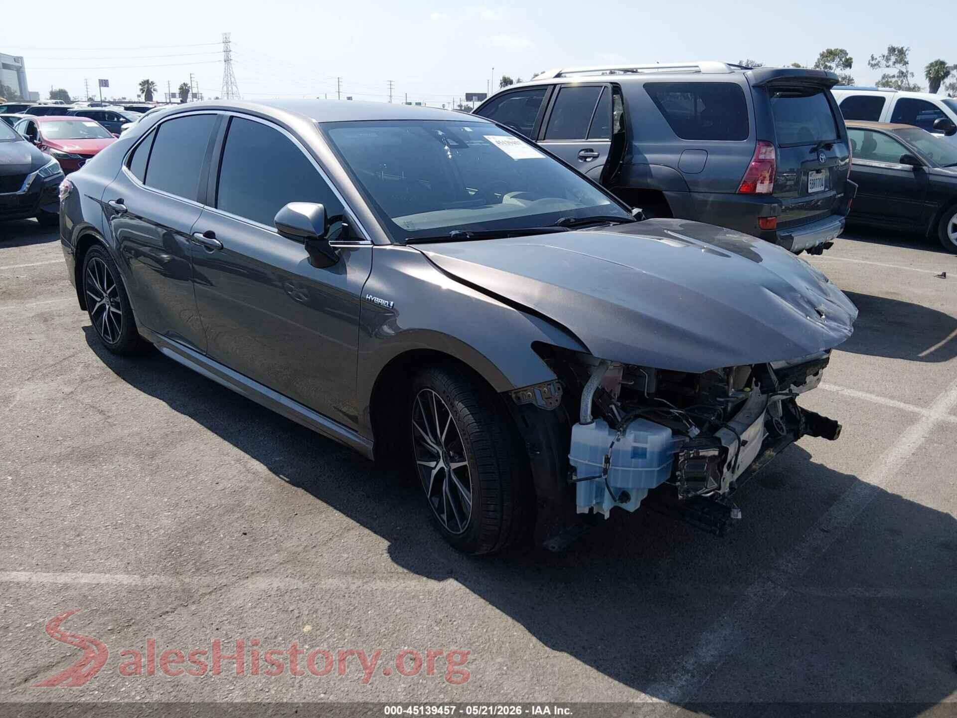 2021 TOYOTA CAMRY — VIN 4T1G31AK5MU557332