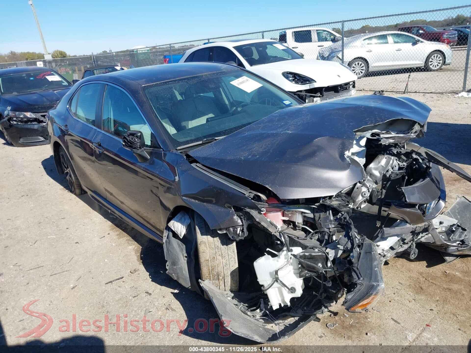 2022 TOYOTA CAMRY — VIN 4T1G31AK6NU599963