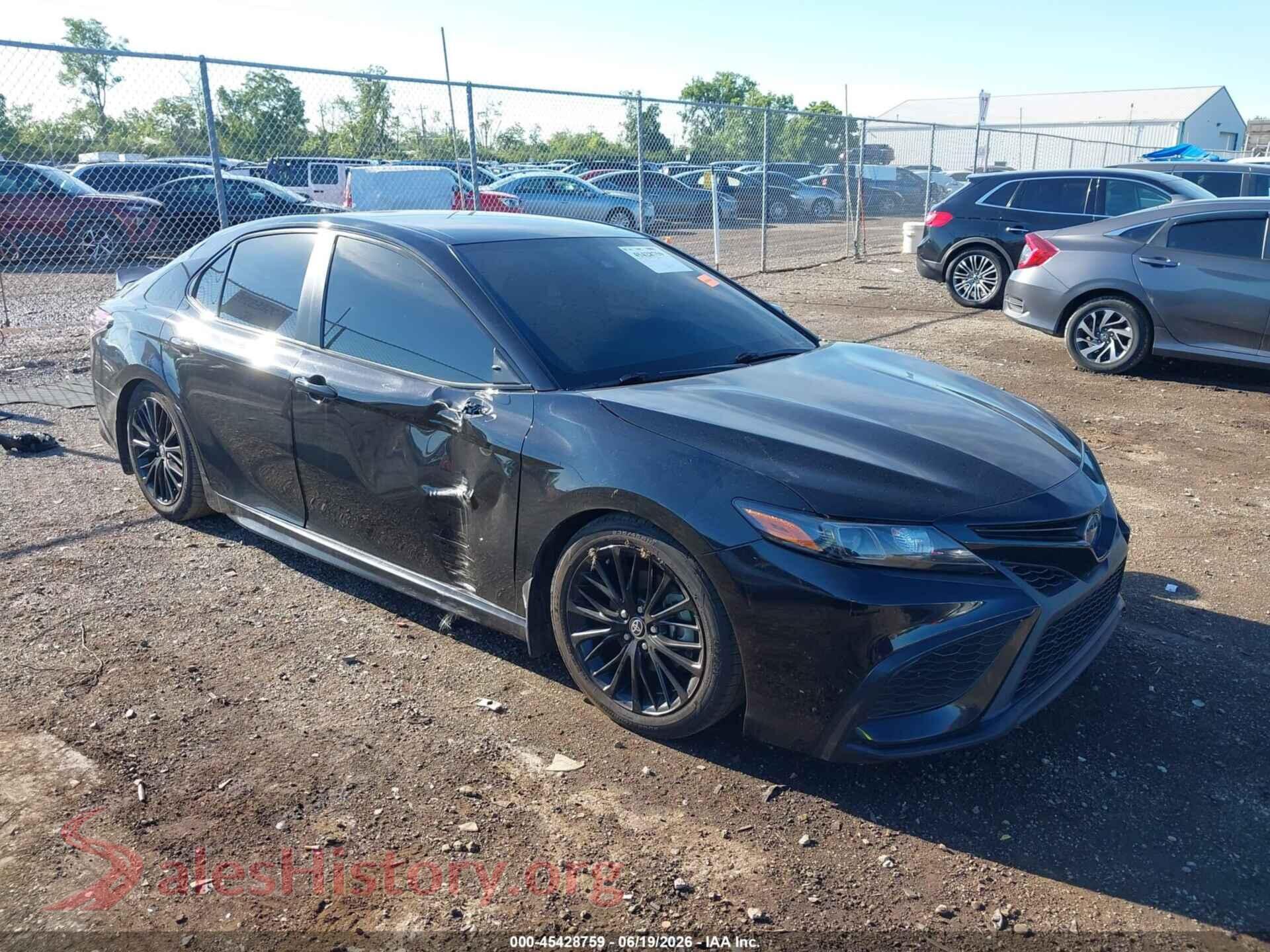 2022 TOYOTA CAMRY — VIN 4T1G31AK7NU042110