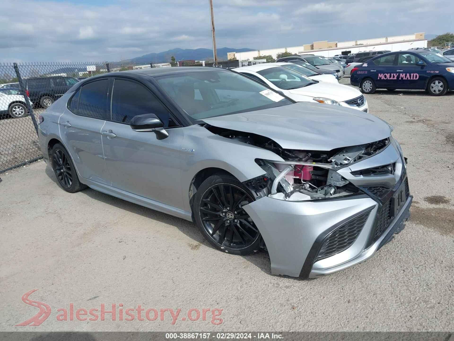 2021 TOYOTA CAMRY — VIN 4T1K31AK1MU020502