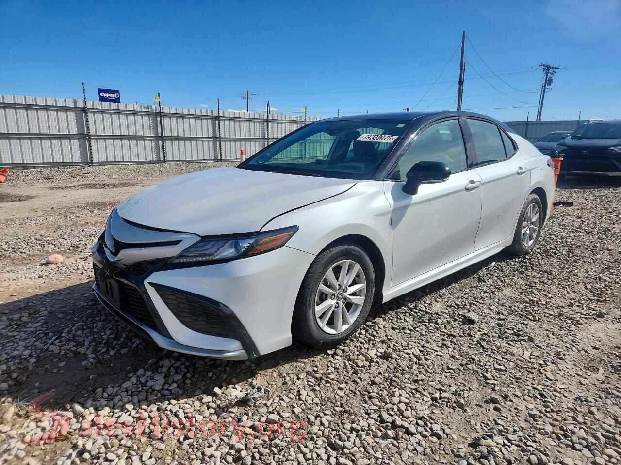 2022 TOYOTA CAMRY SOLA — VIN 4T1K31AK8NU041607