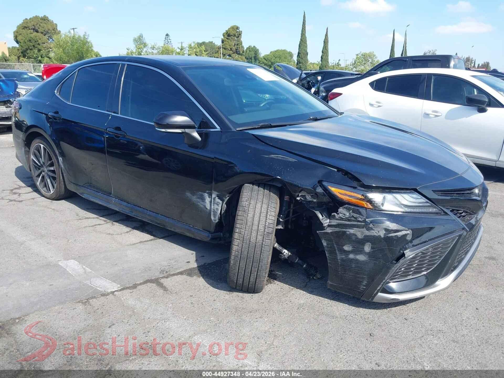 2022 TOYOTA CAMRY — VIN 4T1K61AK1NU705219