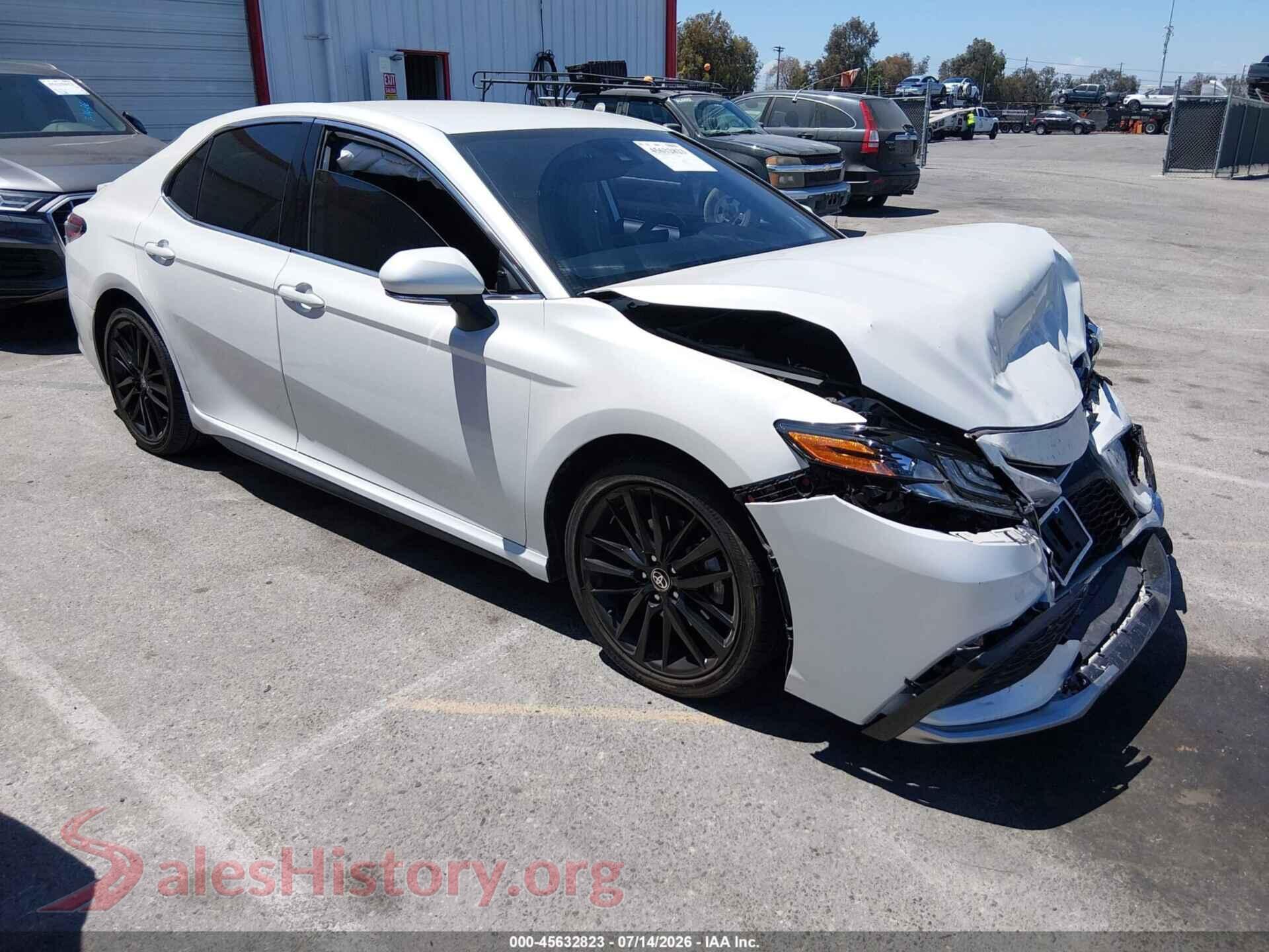 2022 TOYOTA CAMRY — VIN 4T1K61AK6NU007799