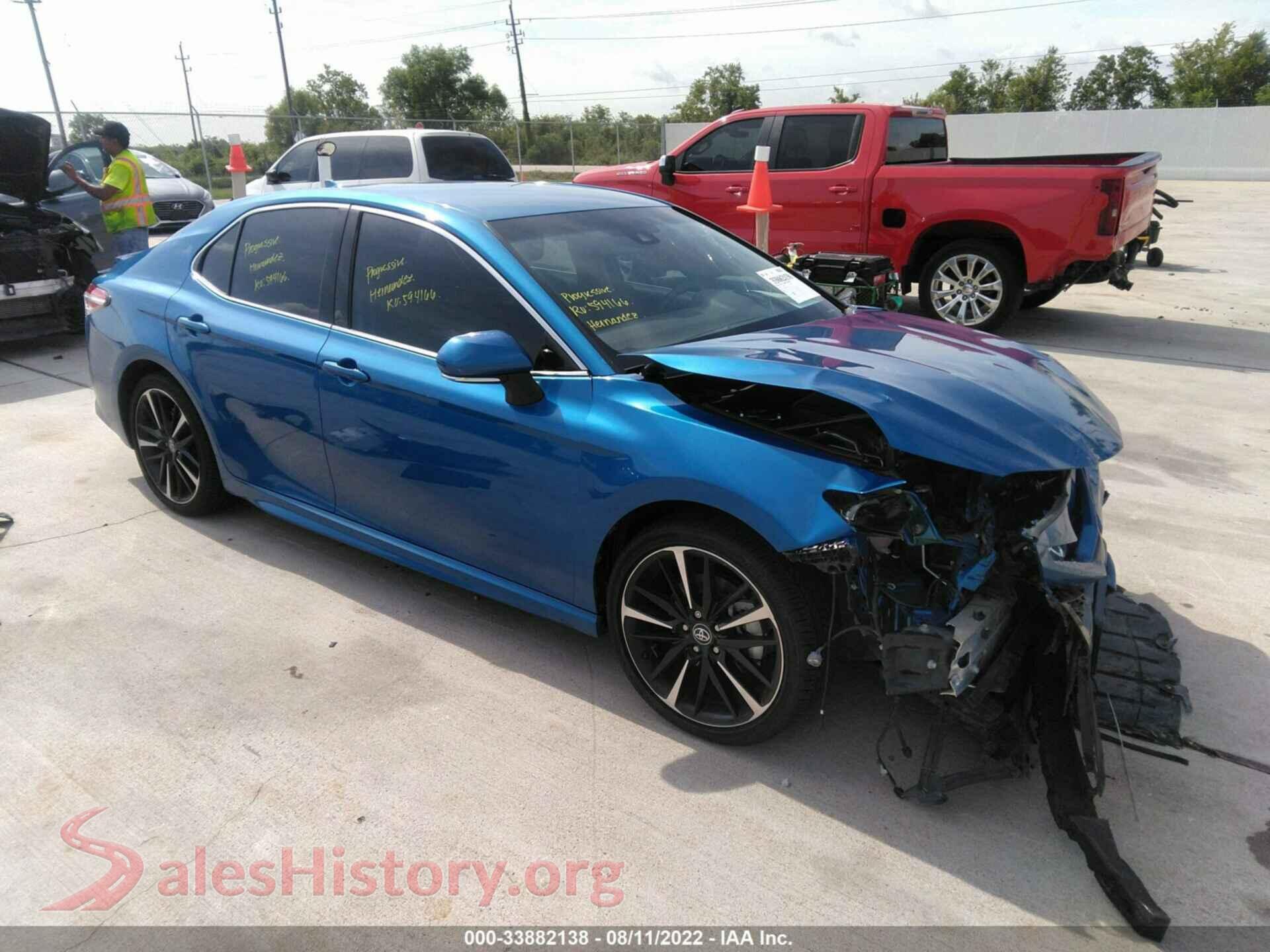 2020 TOYOTA CAMRY — VIN 4T1K61AK8LU347226