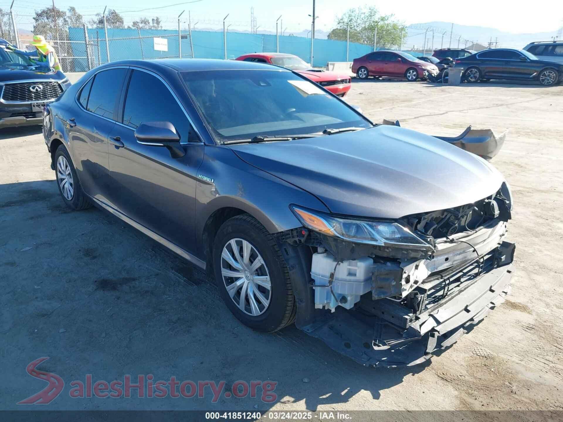 2020 TOYOTA CAMRY — VIN 4T1L31AK1LU518444