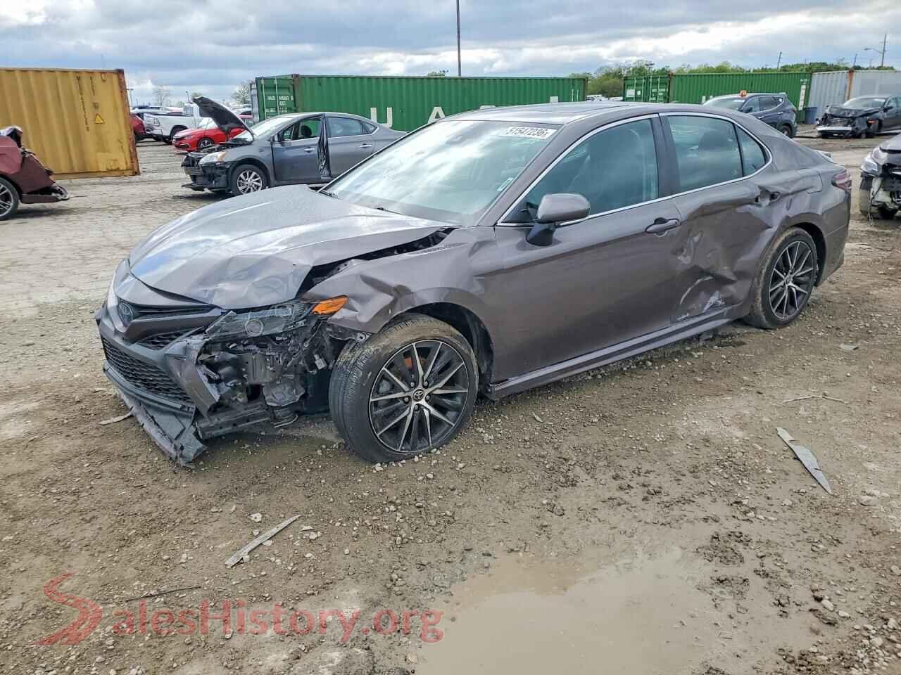 2022 TOYOTA CAMRY SOLA — VIN 4T1S31AK0NU584868
