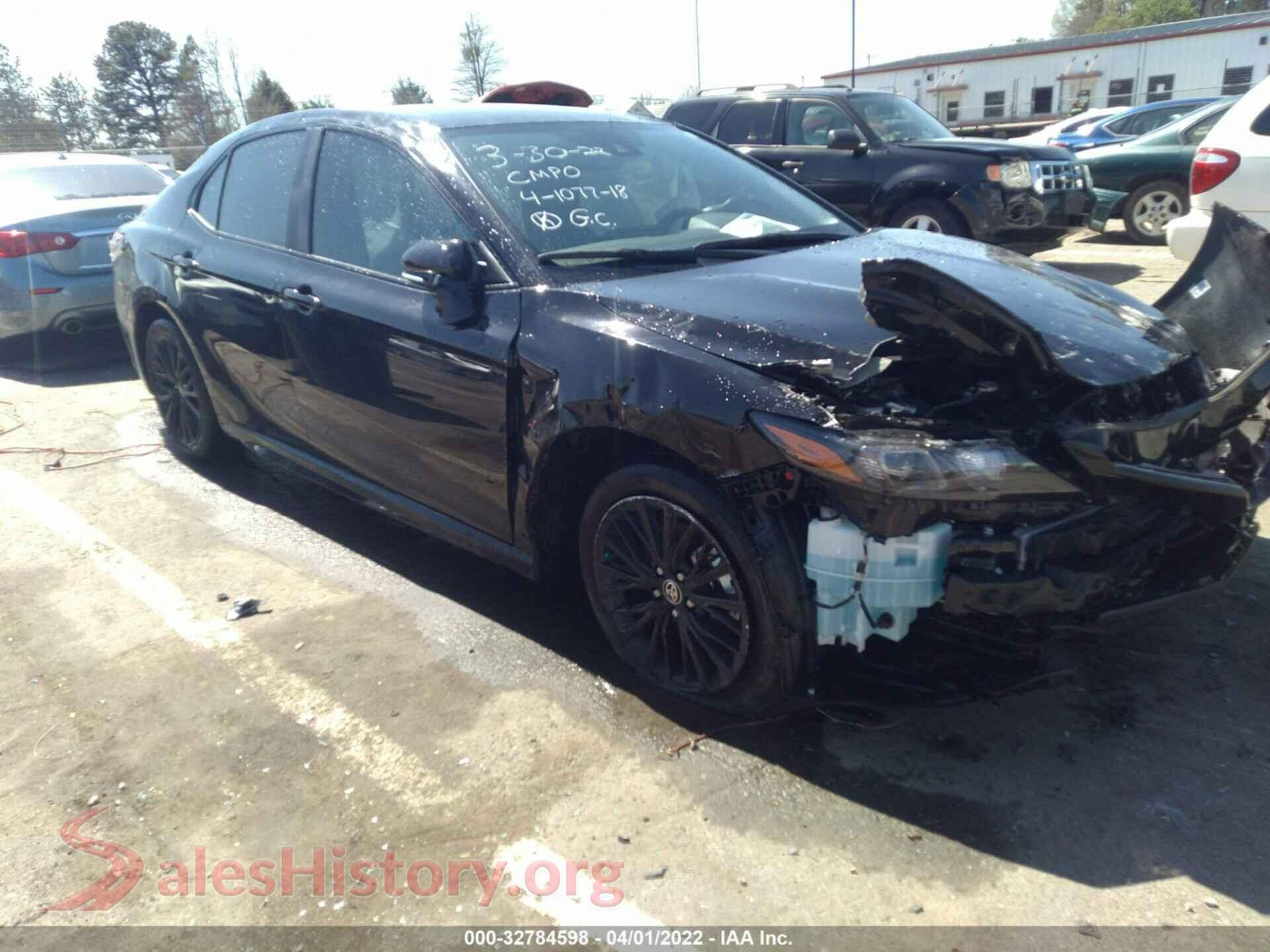 2021 TOYOTA CAMRY — VIN 4T1T11AK5MU444579