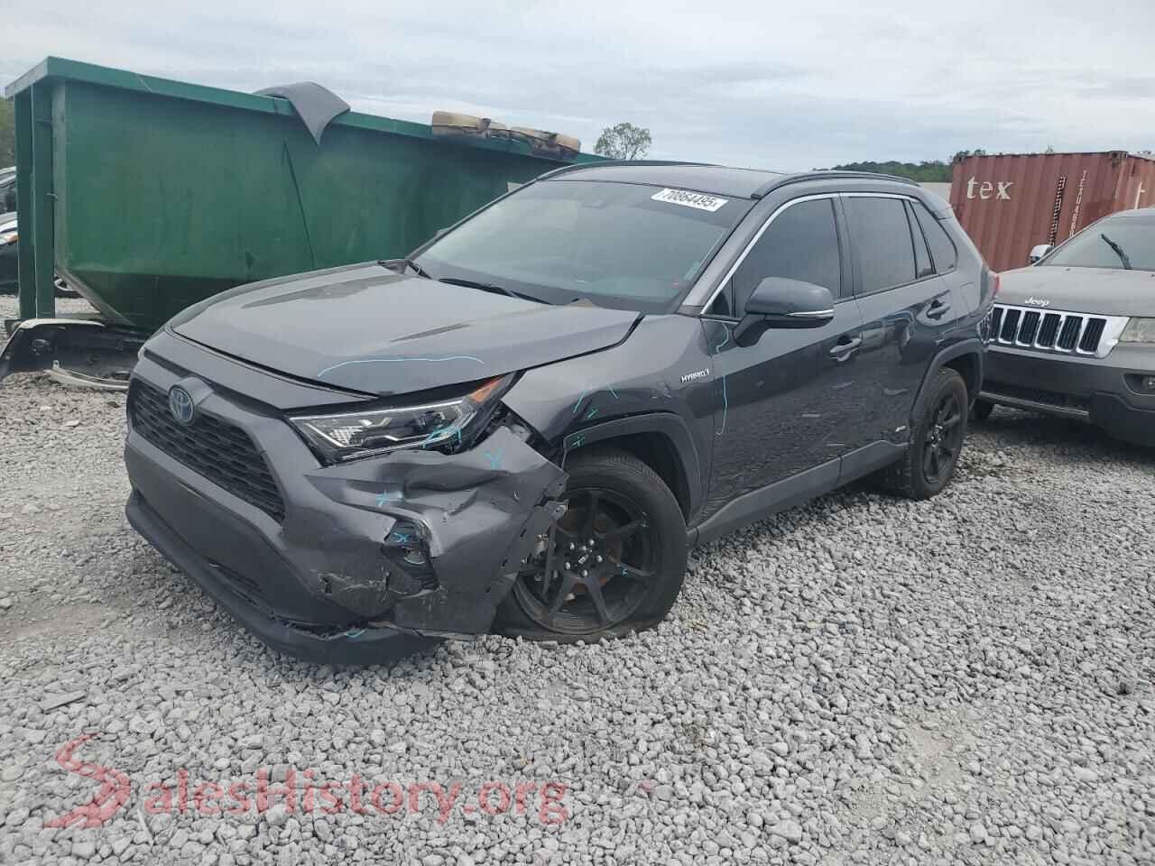 2021 TOYOTA RAV4 — VIN 4T3B6RFV0MU041597