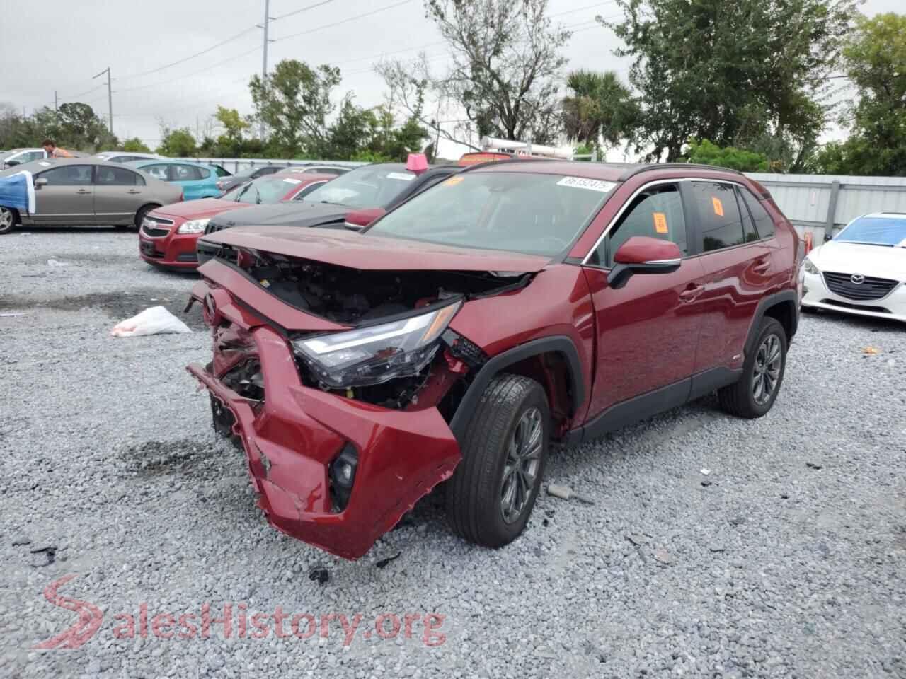 2022 TOYOTA RAV4 — VIN 4T3B6RFV7NU072461