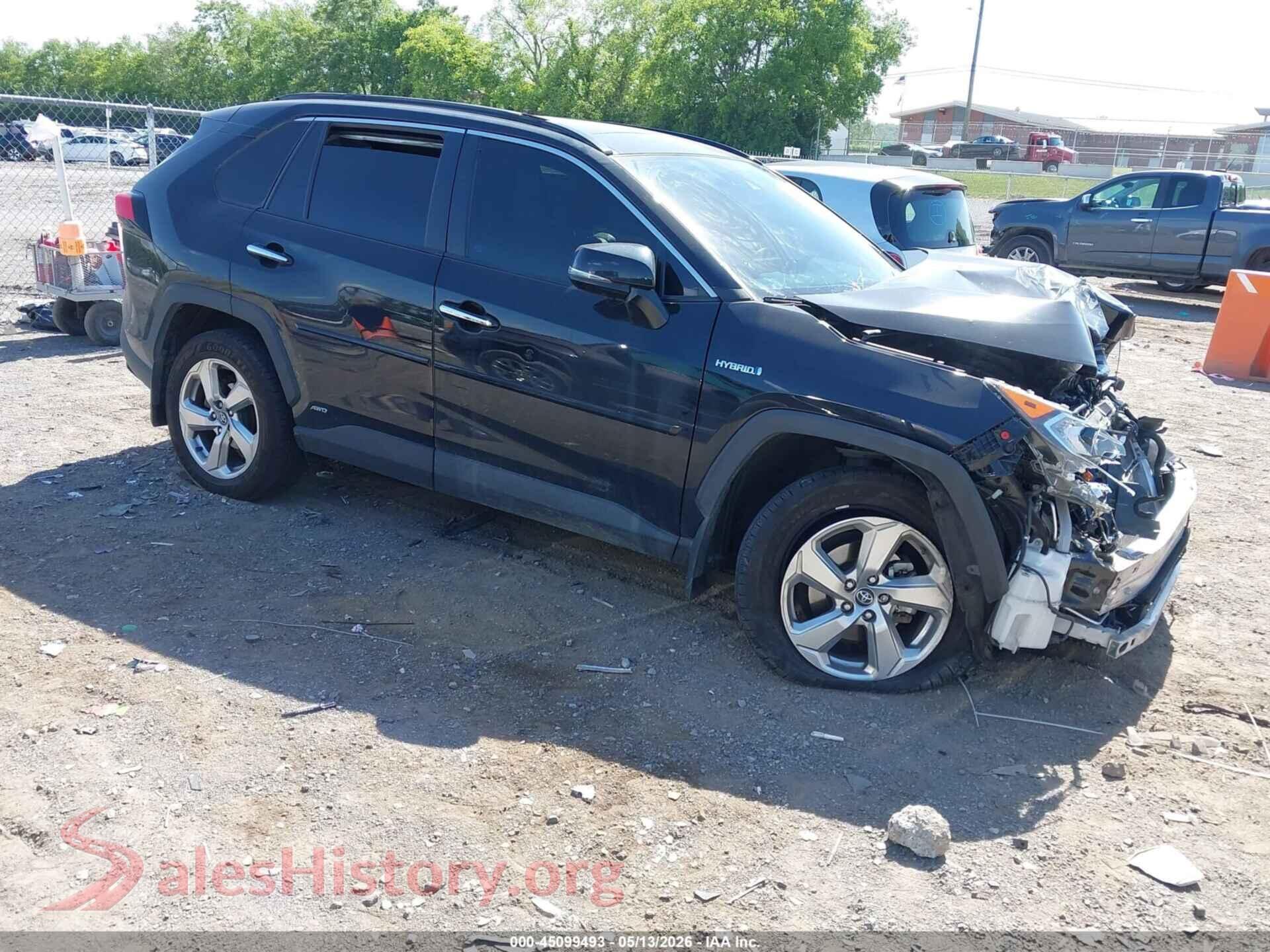 2021 TOYOTA RAV4 HYBRID — VIN 4T3D6RFV0MU006891