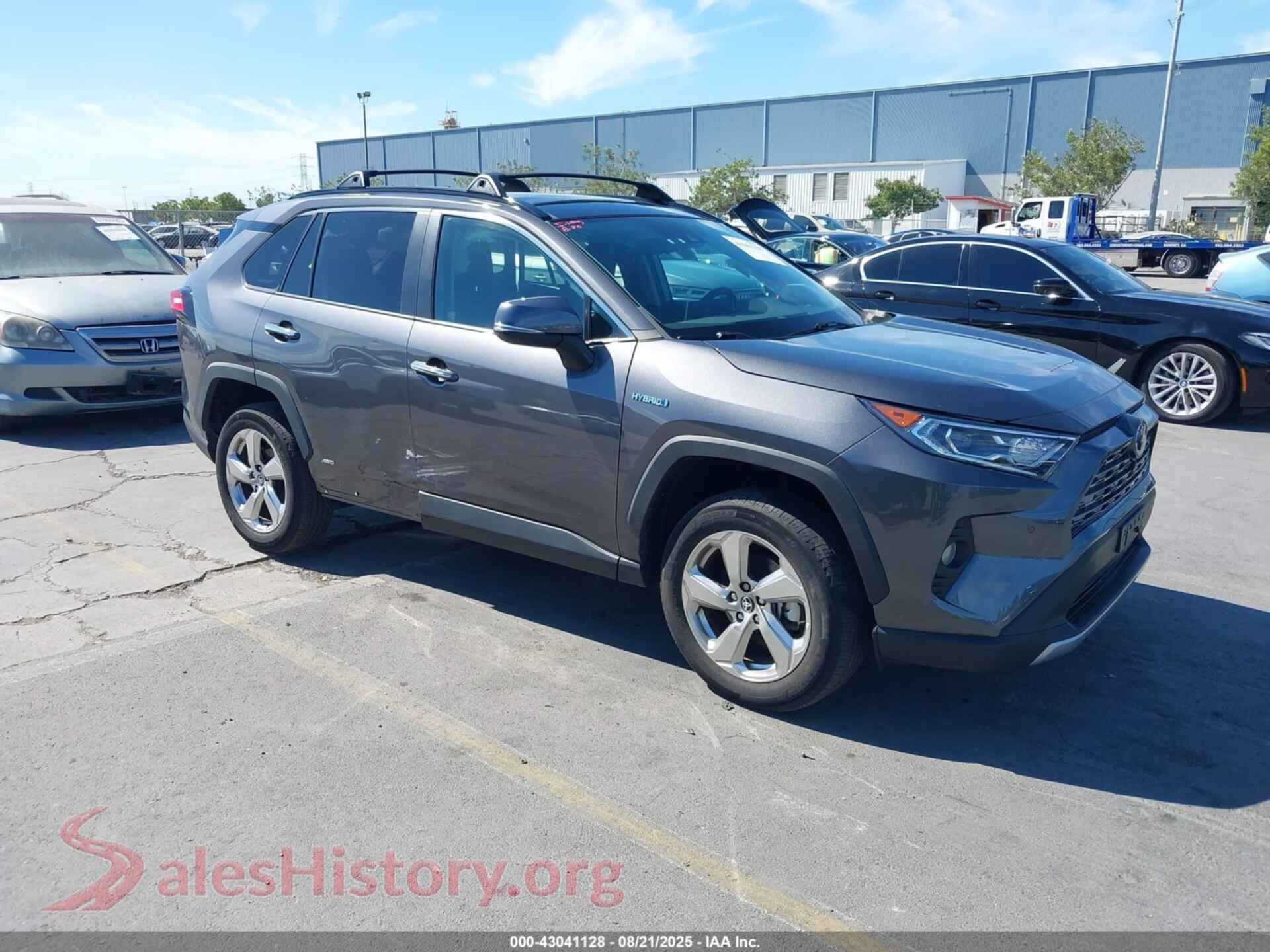 2021 TOYOTA RAV4 HYBRID — VIN 4T3D6RFVXMU056763